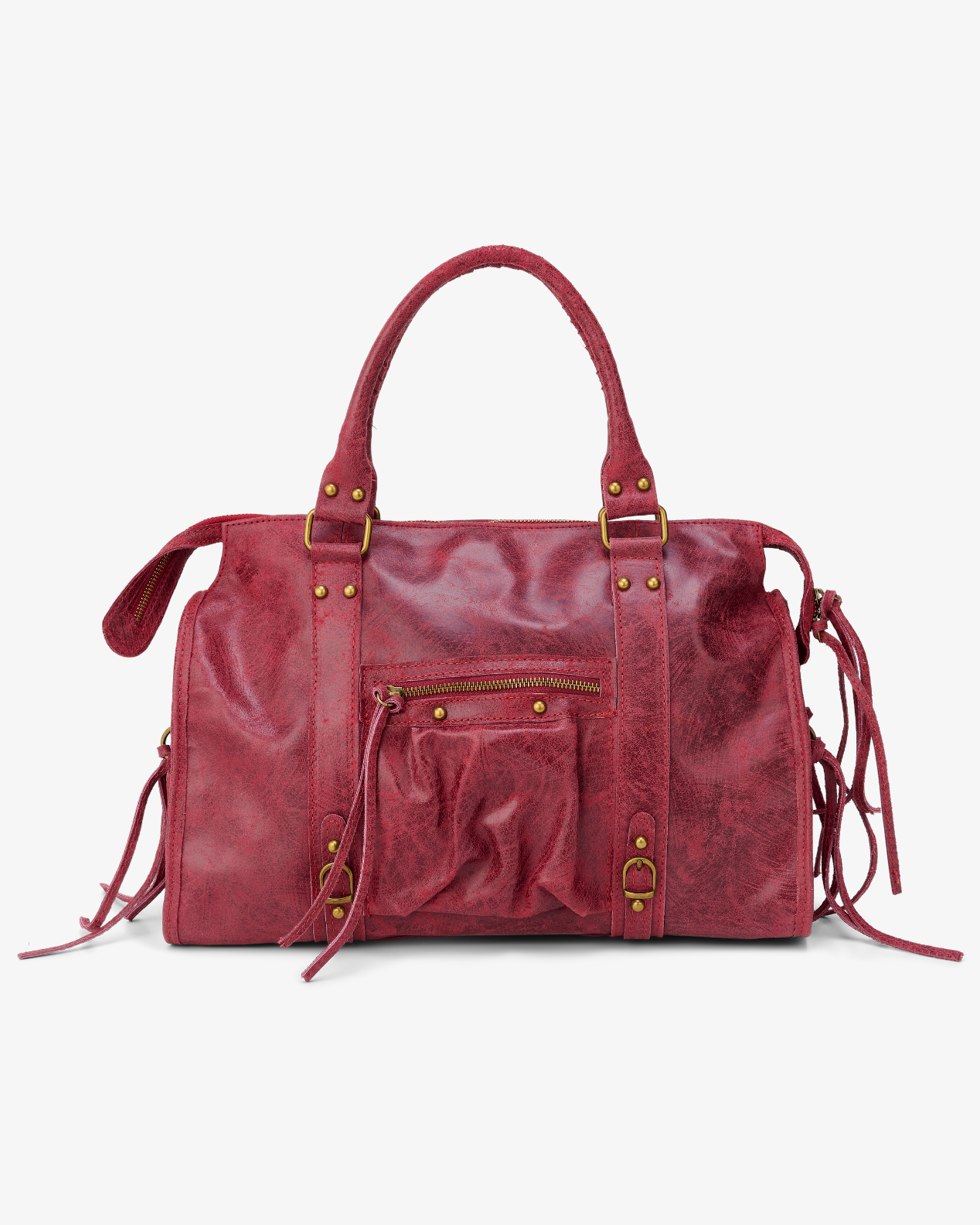 It girl bag cherry red