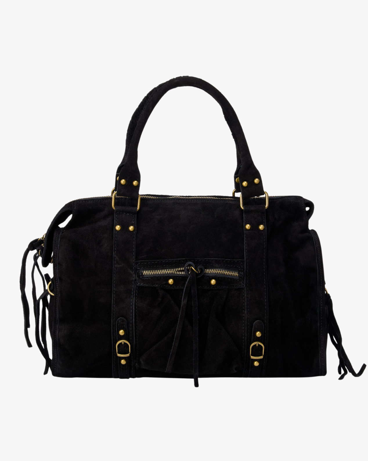 'suede' It girl bag black