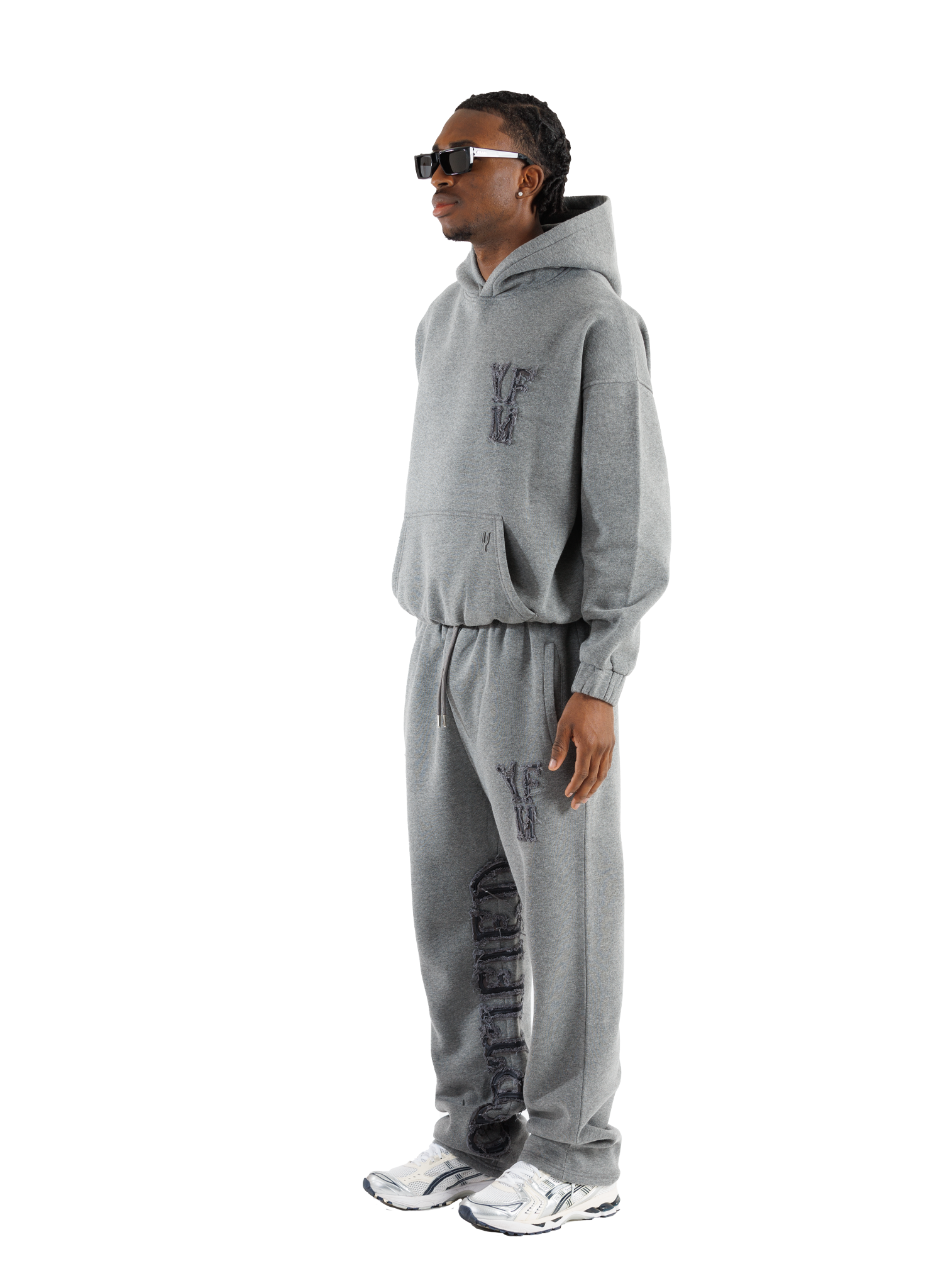 C/A PANTS DARK MELANGE