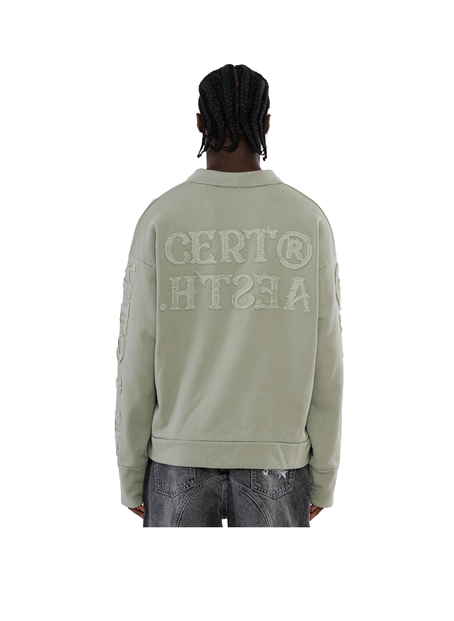 C/A POLOSLEEVE SEAGRASS