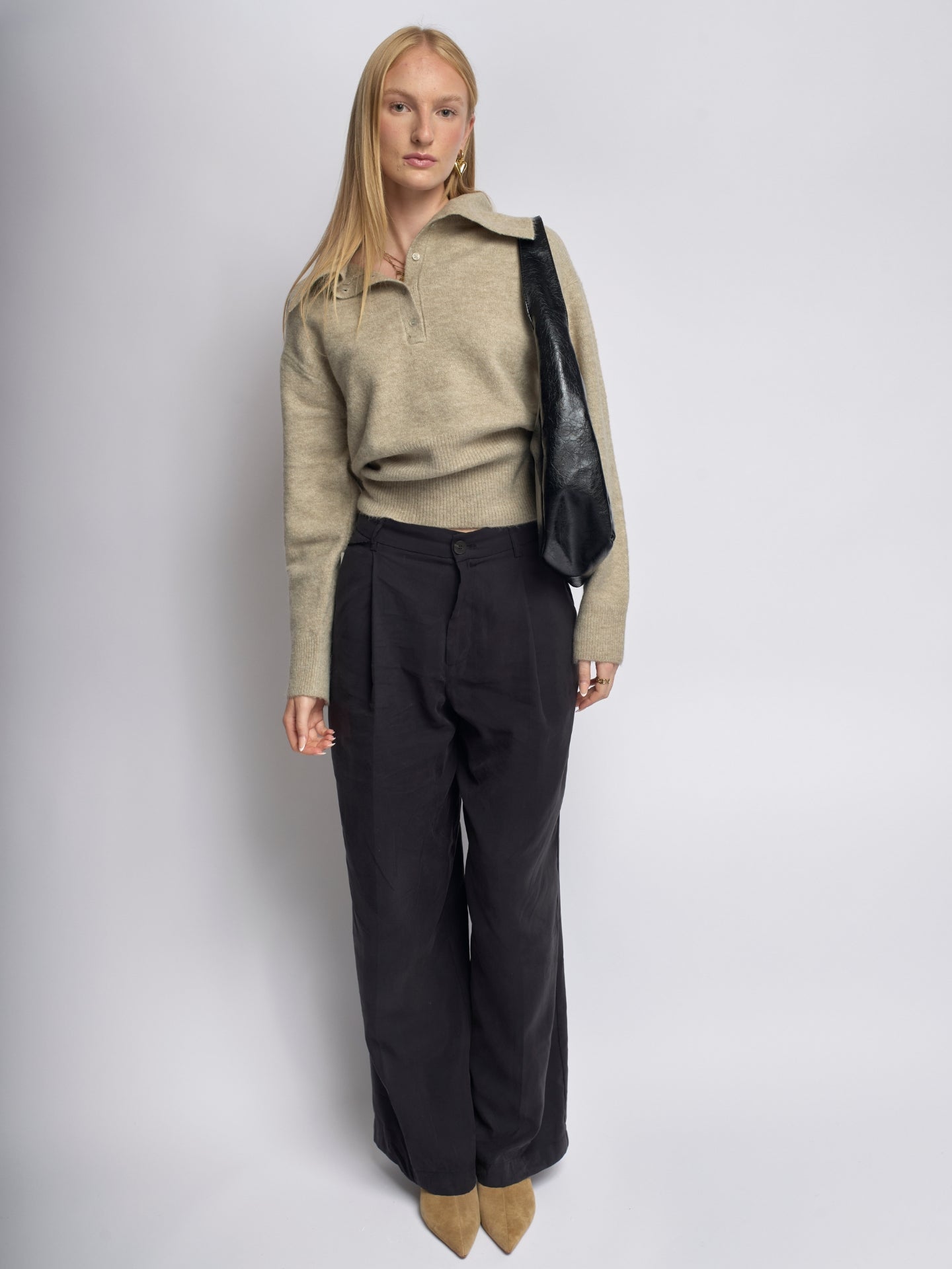 Scarlett Distressed Leather Tote