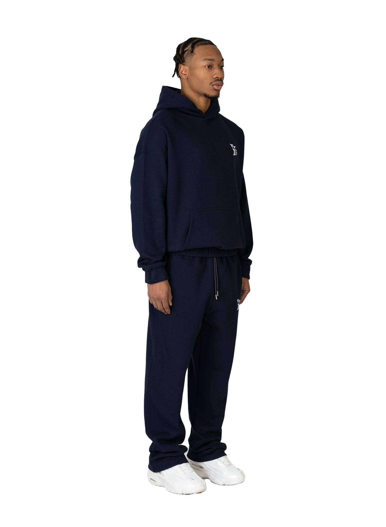 BASIC HOODIE NAVY BLUE