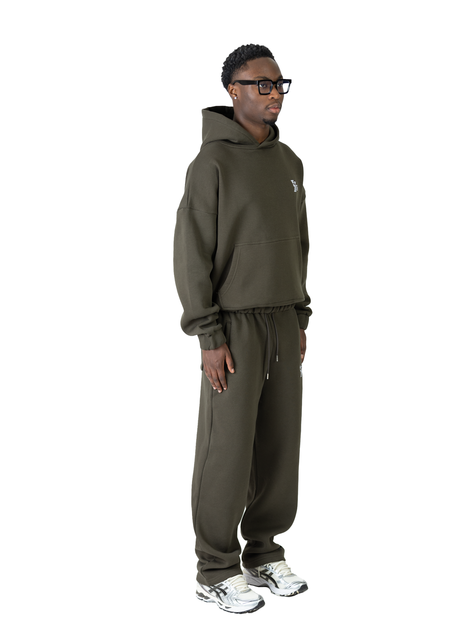 BASIC HOODIE DARK GREEN