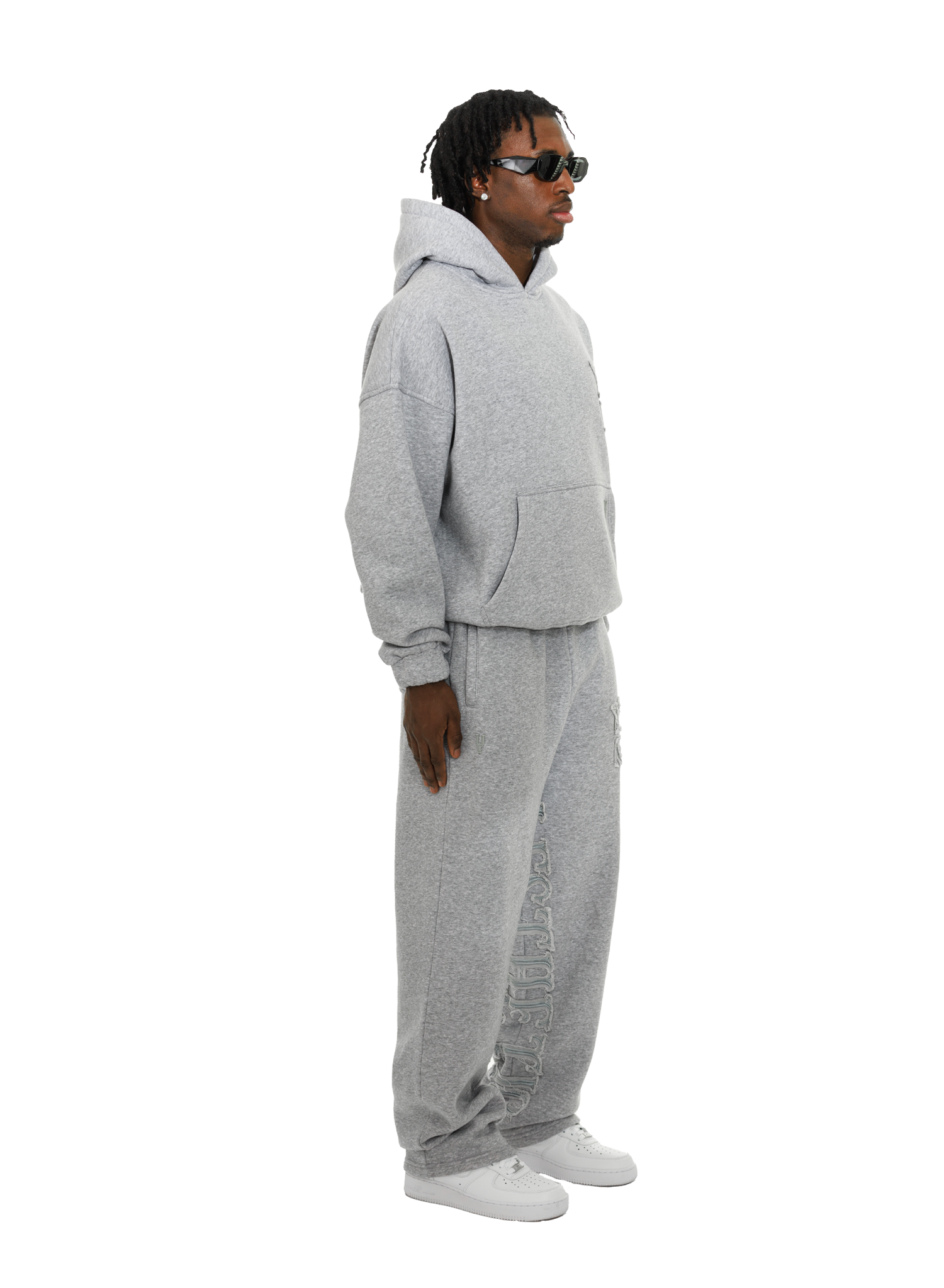 C/A HOODIE GREY MELANGE v2