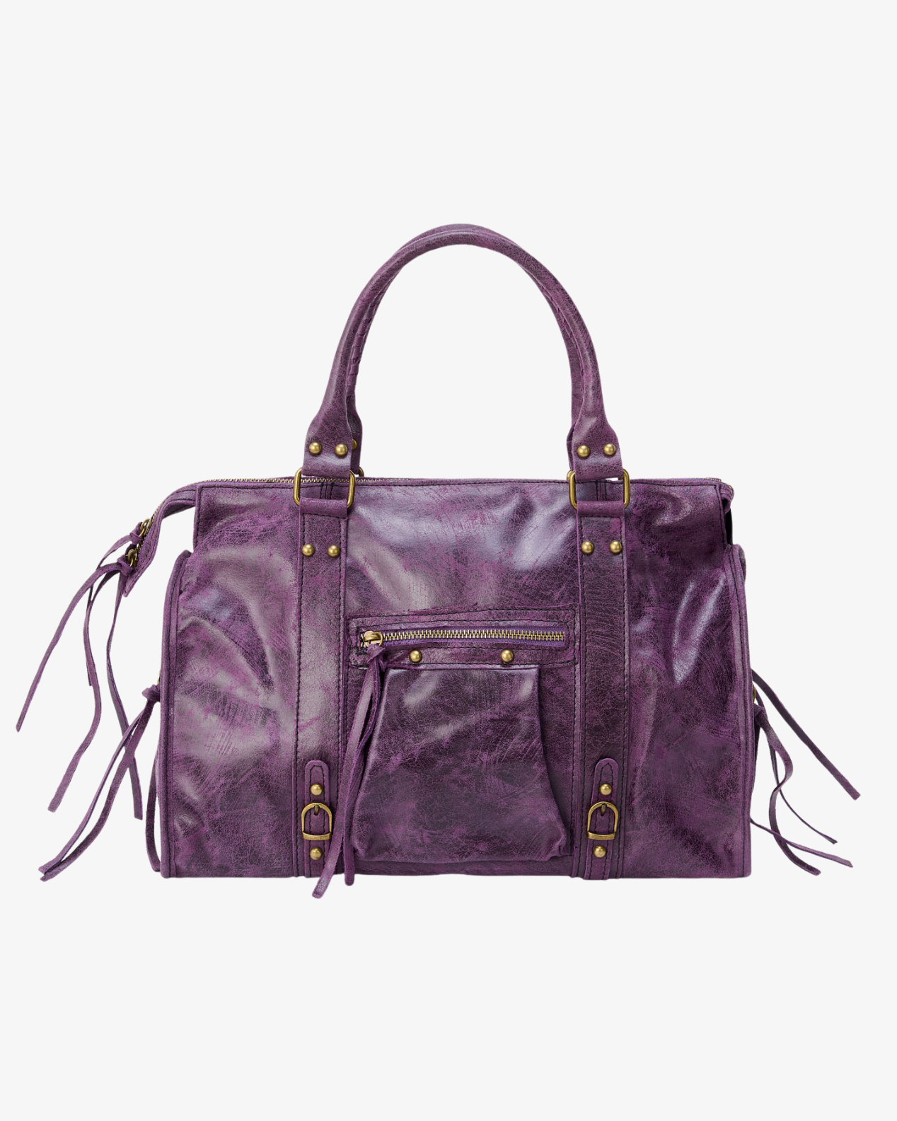 It girl bag dark lila