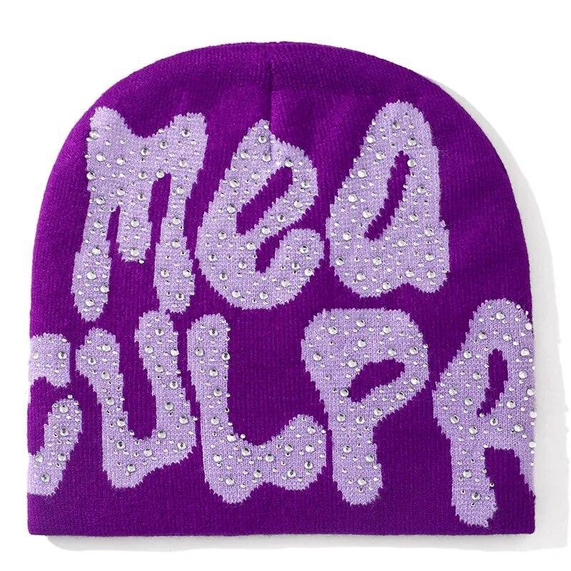 Bonnet Strass-y2k streetwear