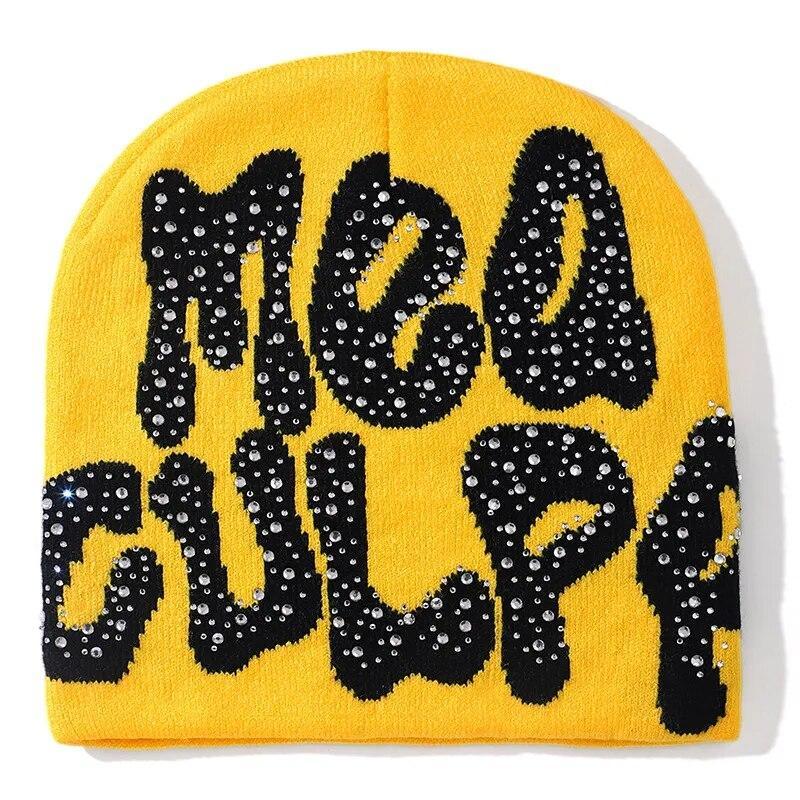 Bonnet Strass-y2k streetwear