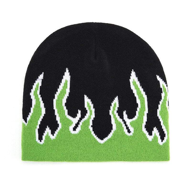 Bonnet flamme-y2k streetwear