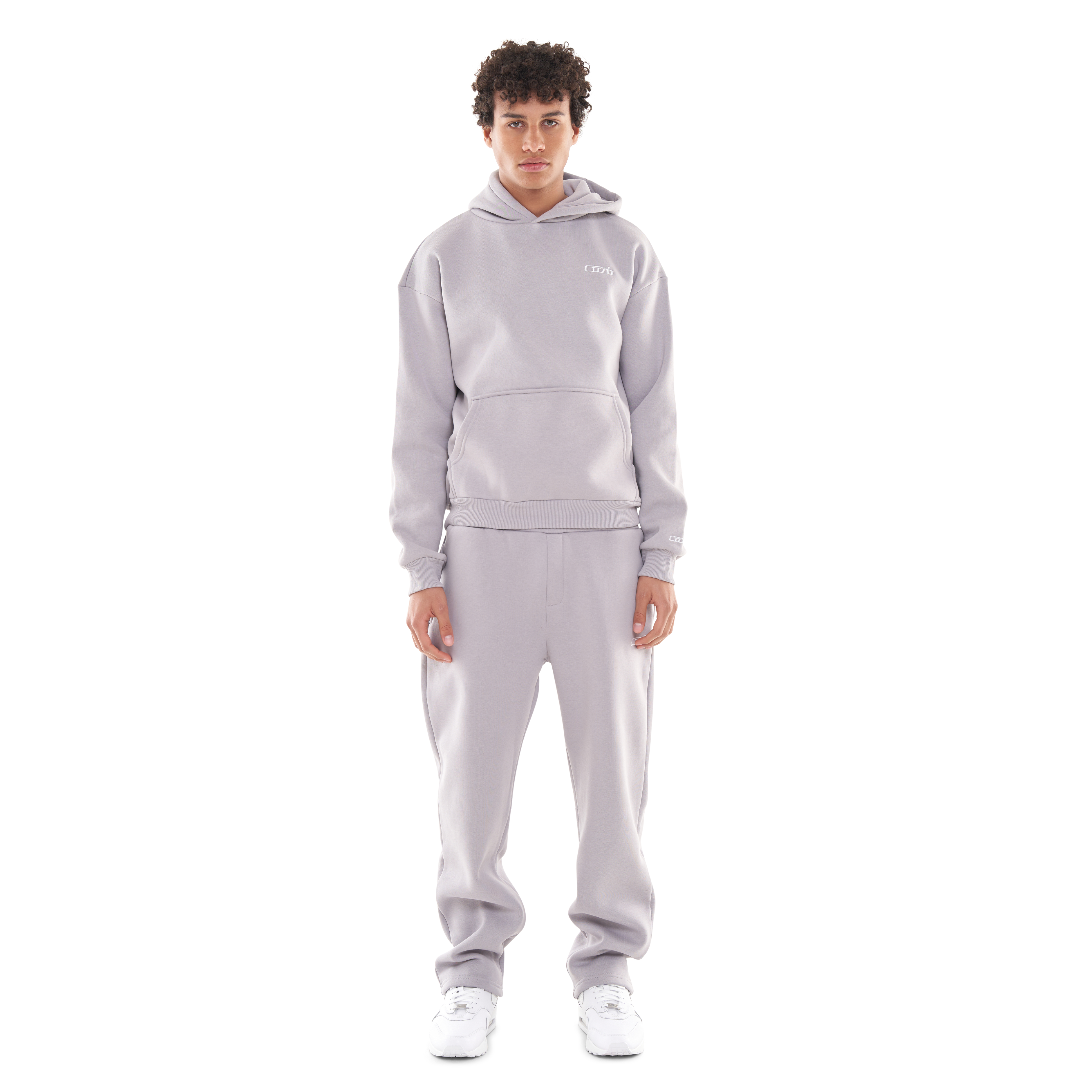 OPEN LEG JOGGER SILVER GREY