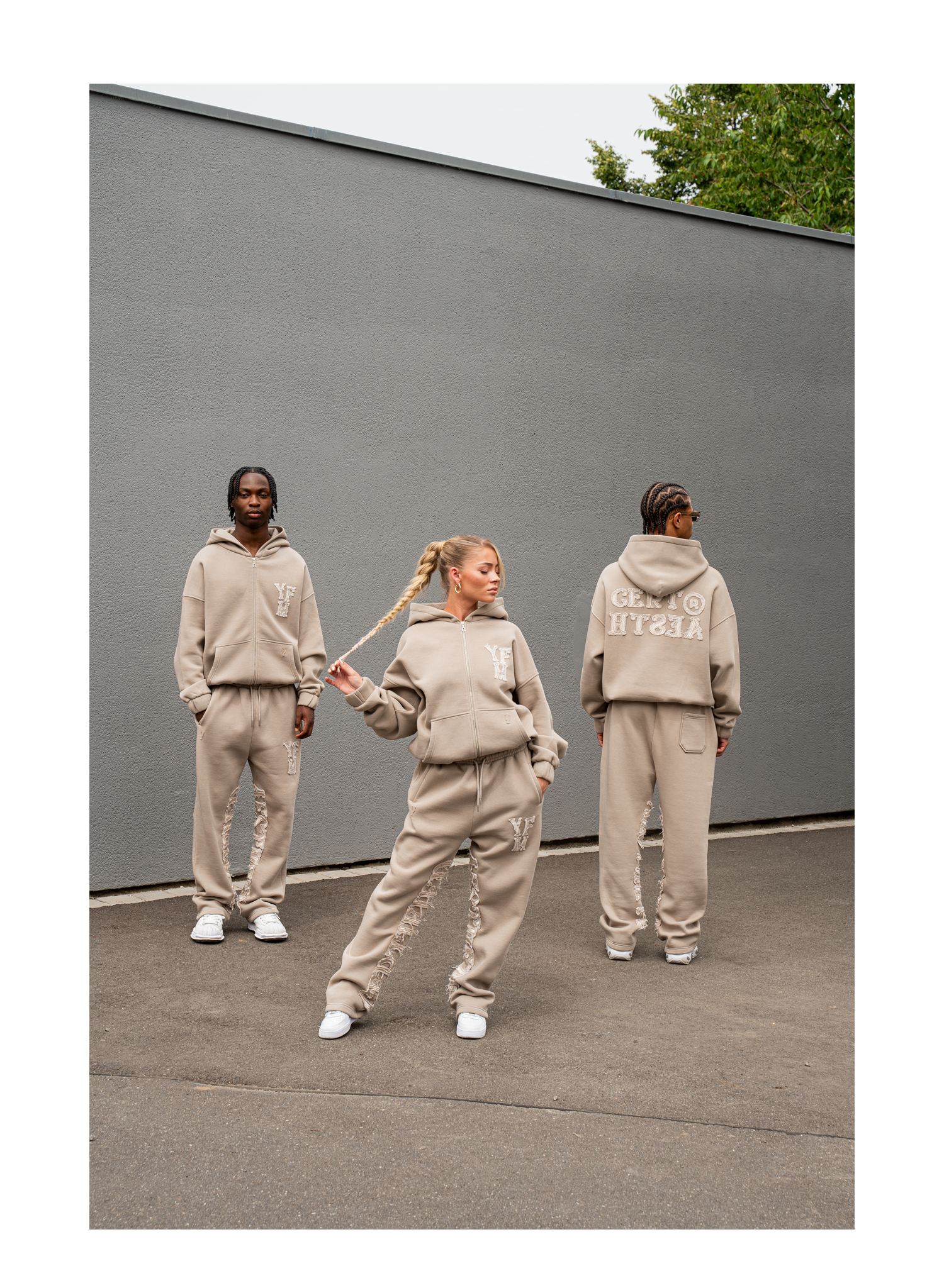 C/A PANTS DARK BEIGE