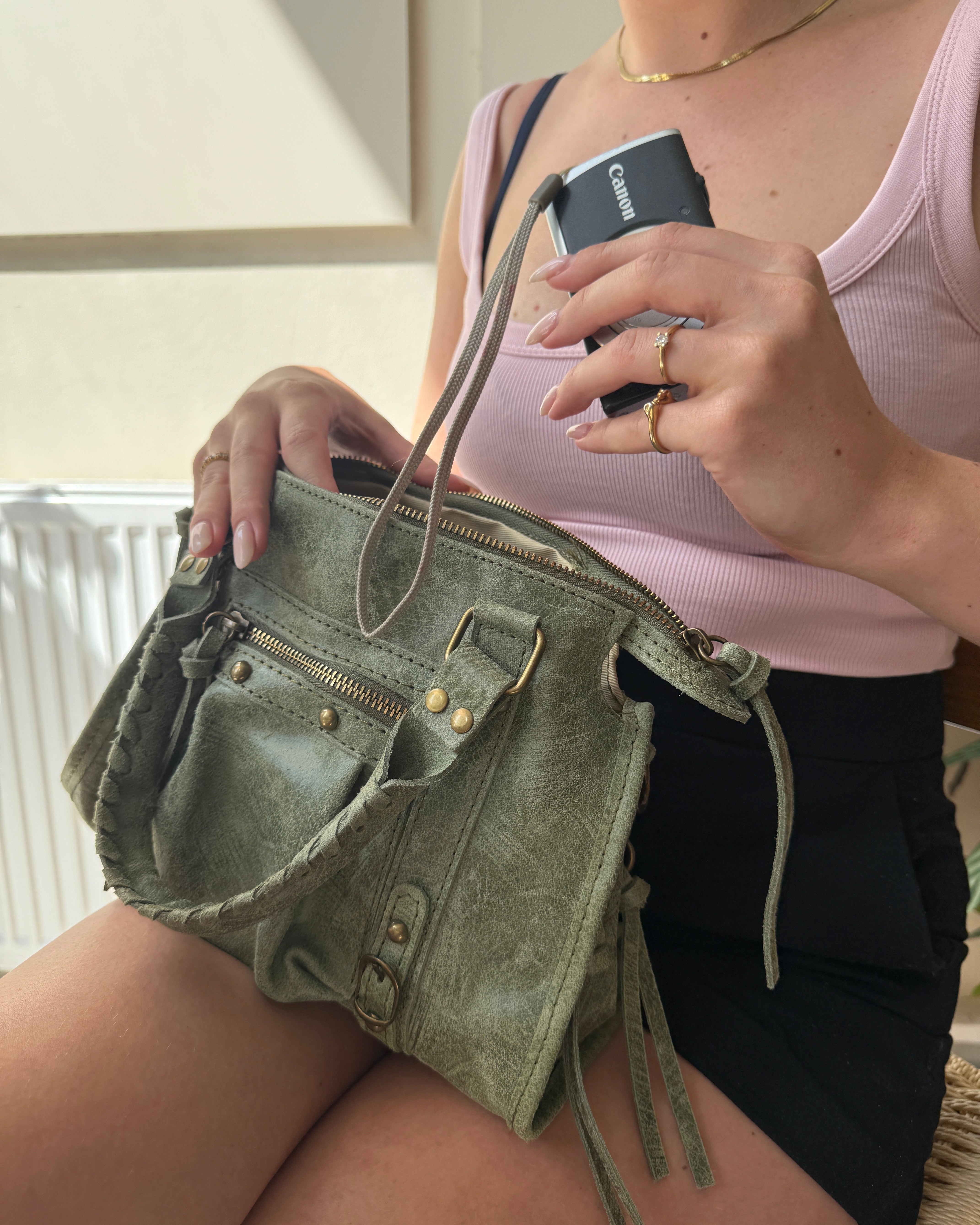 Mini it girl bag Matcha