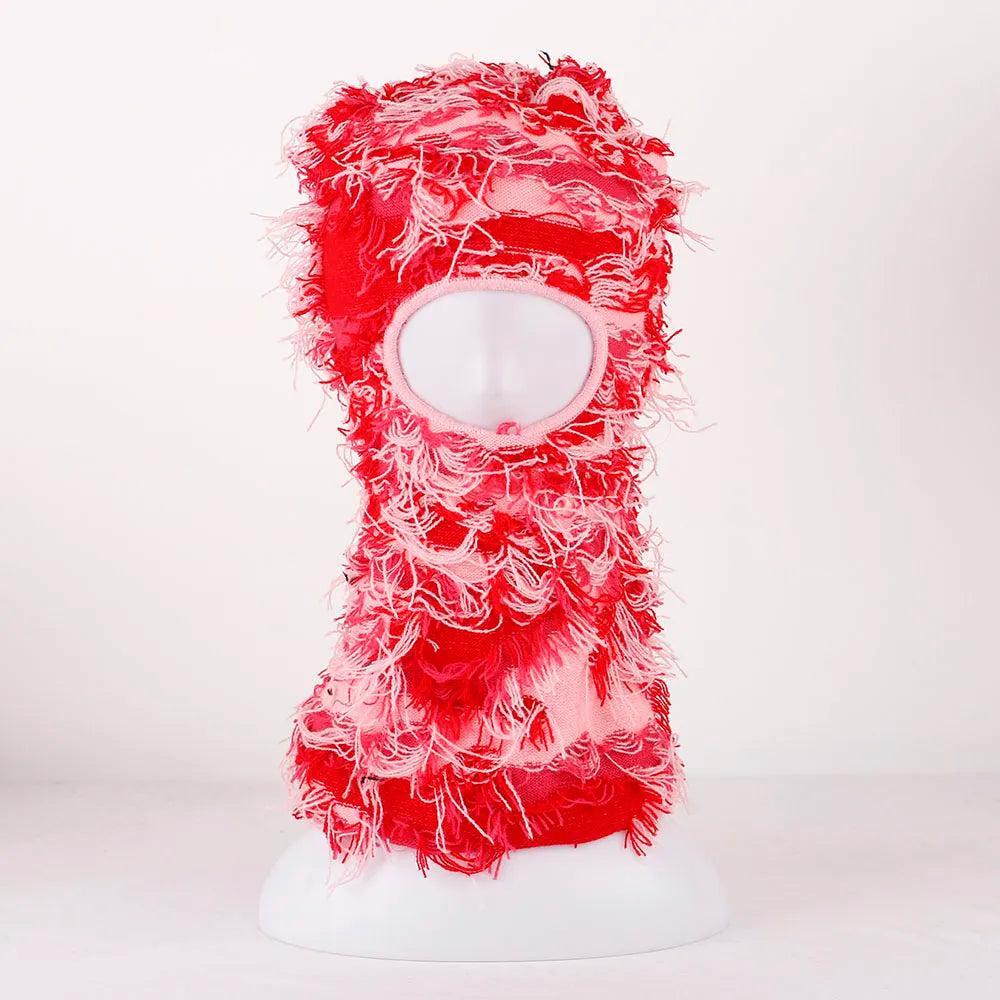 Distressed balaclava-y2k streetwear