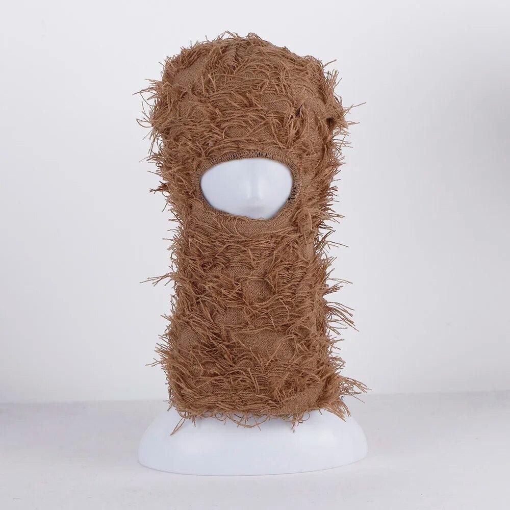 Distressed balaclava-y2k streetwear