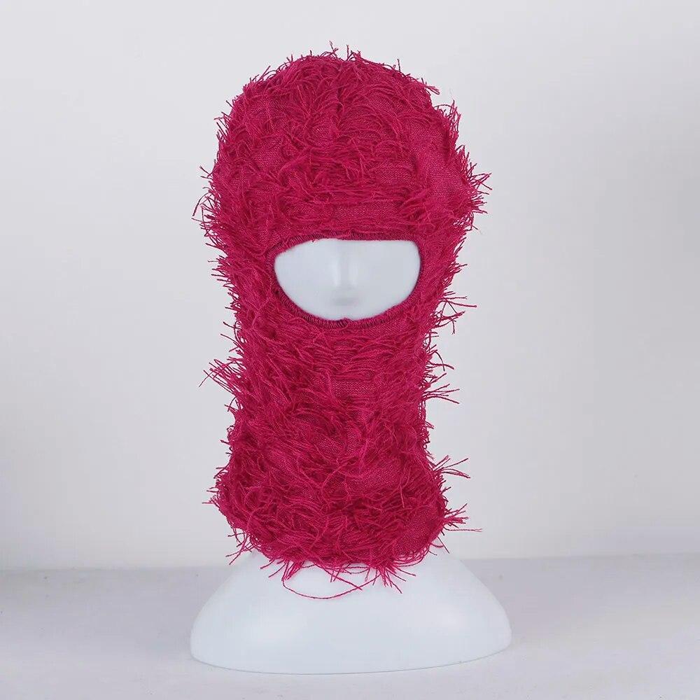 Distressed balaclava-y2k streetwear