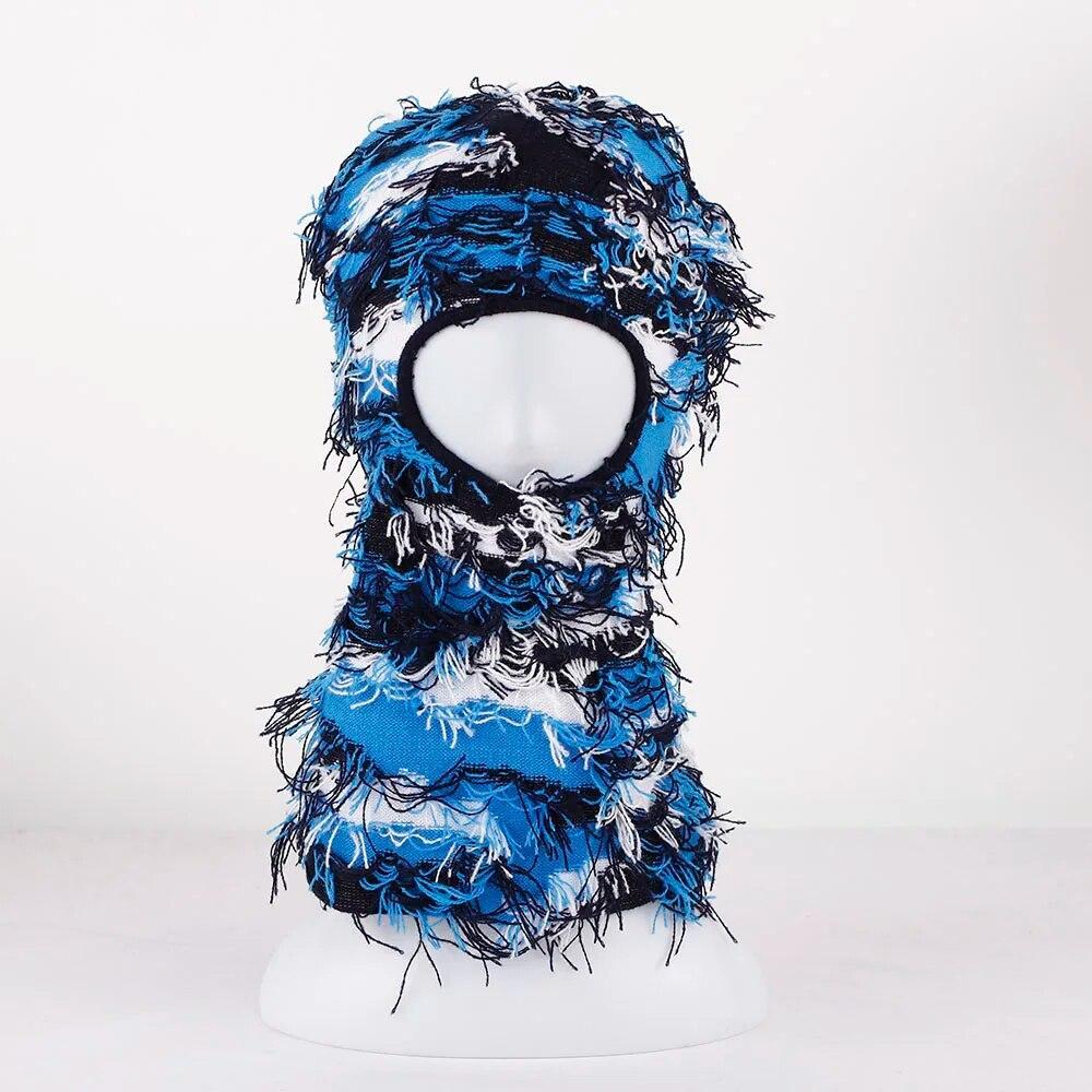 Distressed balaclava-y2k streetwear