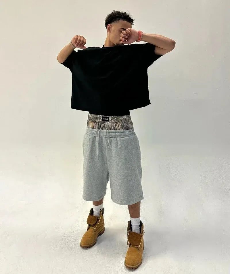 Double waist jorts