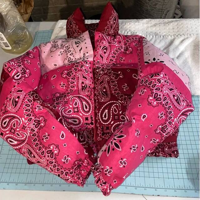 Doudoune bandana-y2k streetwear