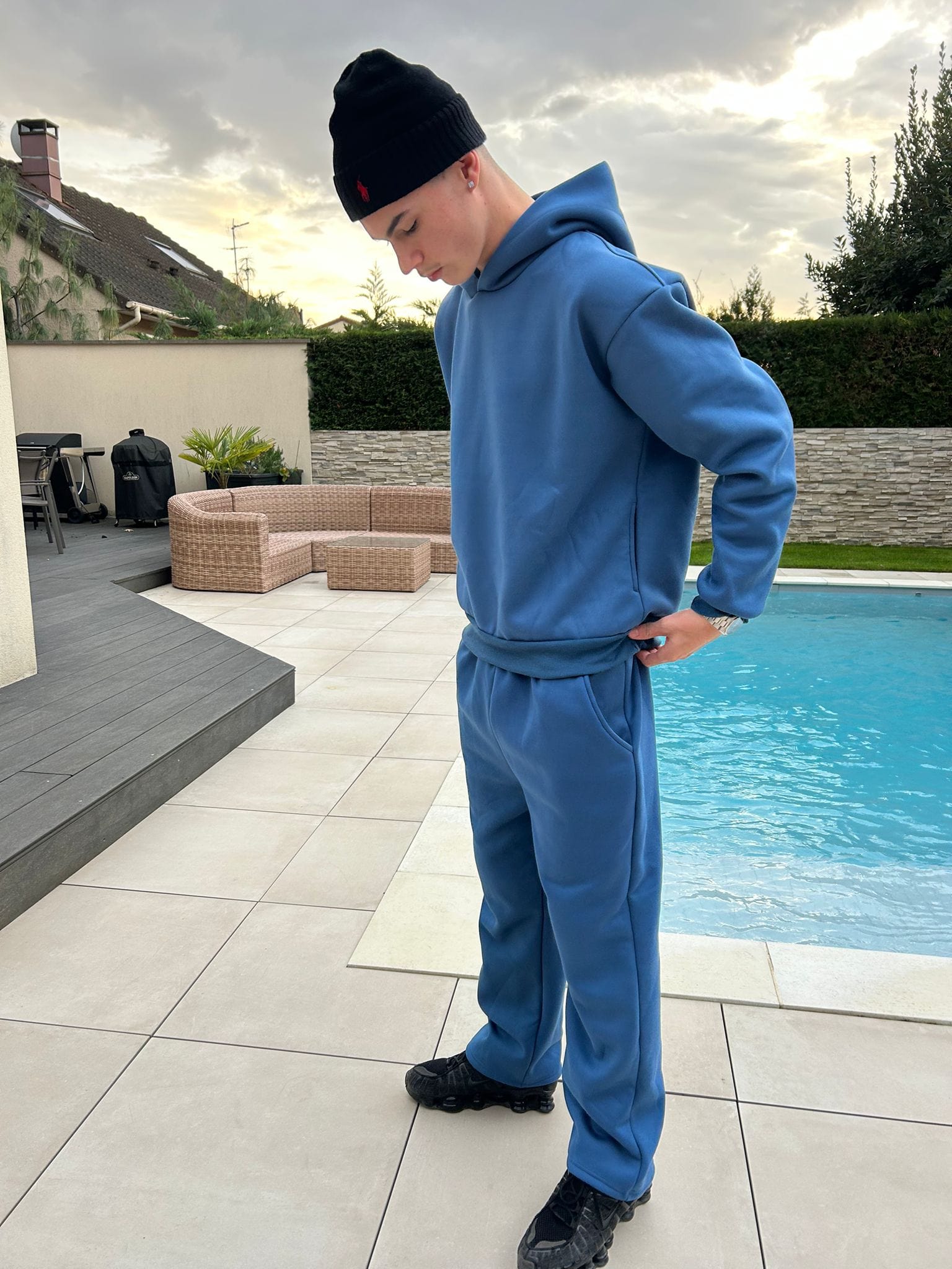 Street & Fit. | Blaues Streetwear-Set