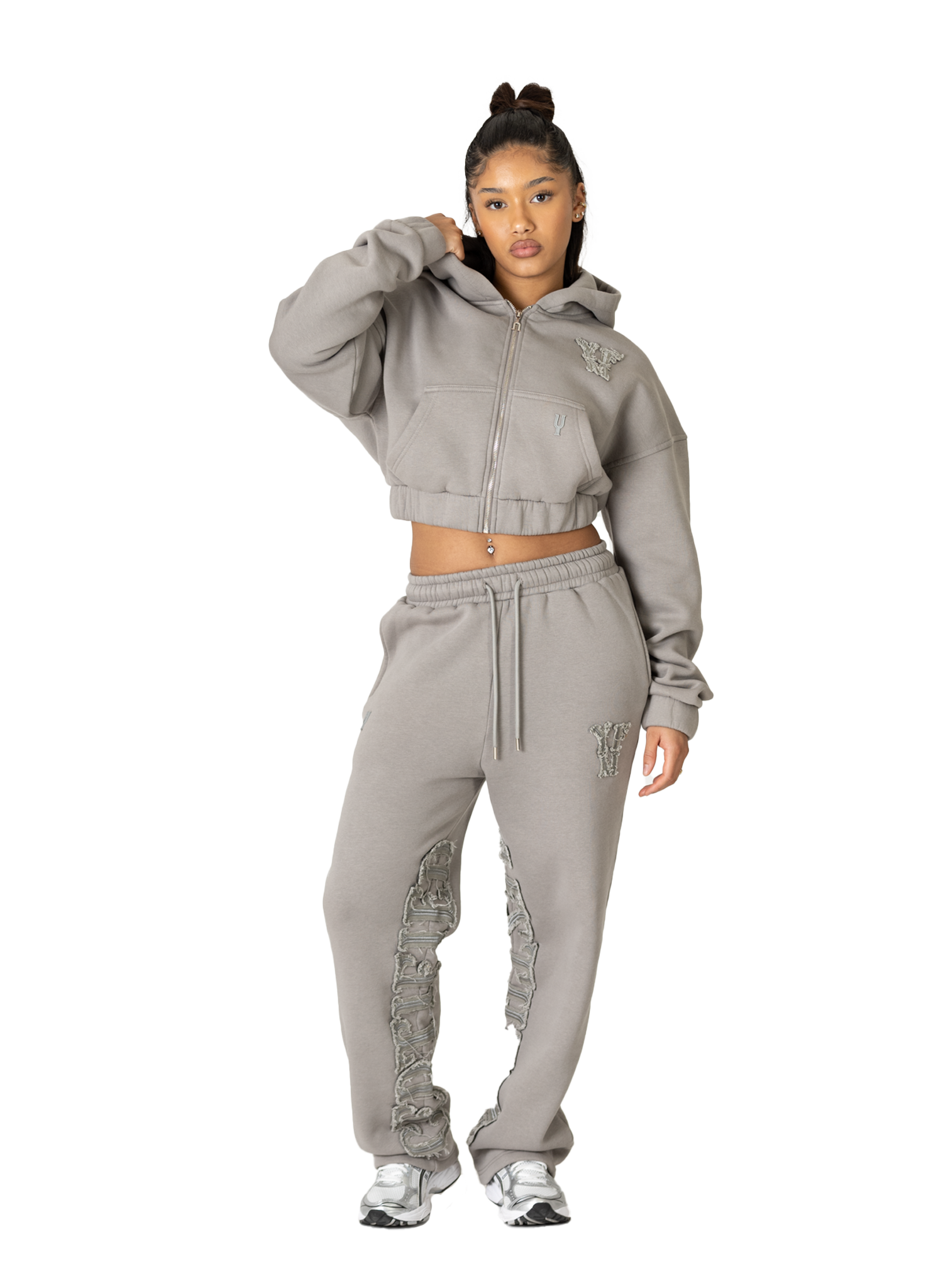 C/A PANTS GREY WOMAN