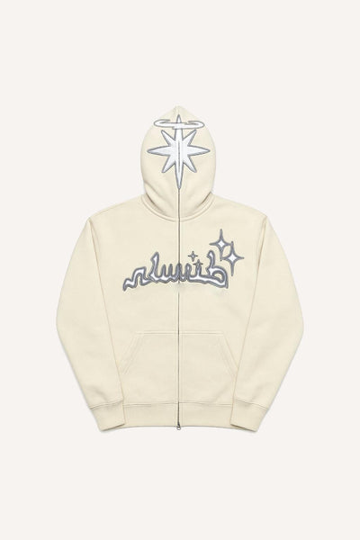 Full zip blanc-y2k streetwear