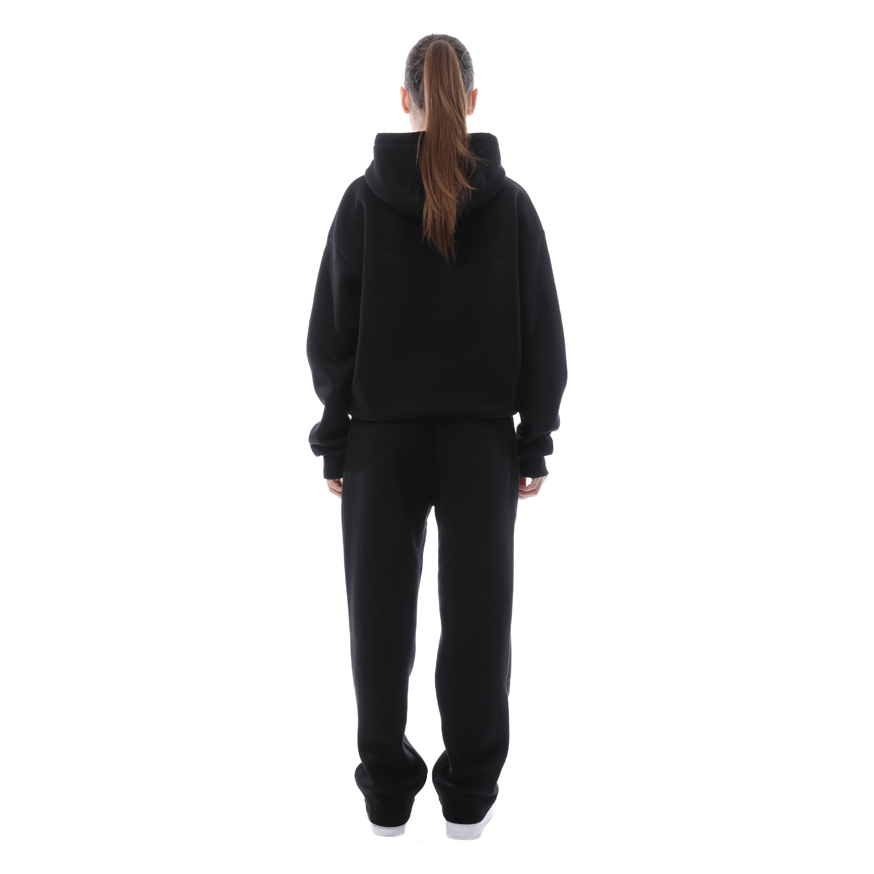 HEART HOODIE BLACK ON BLACK