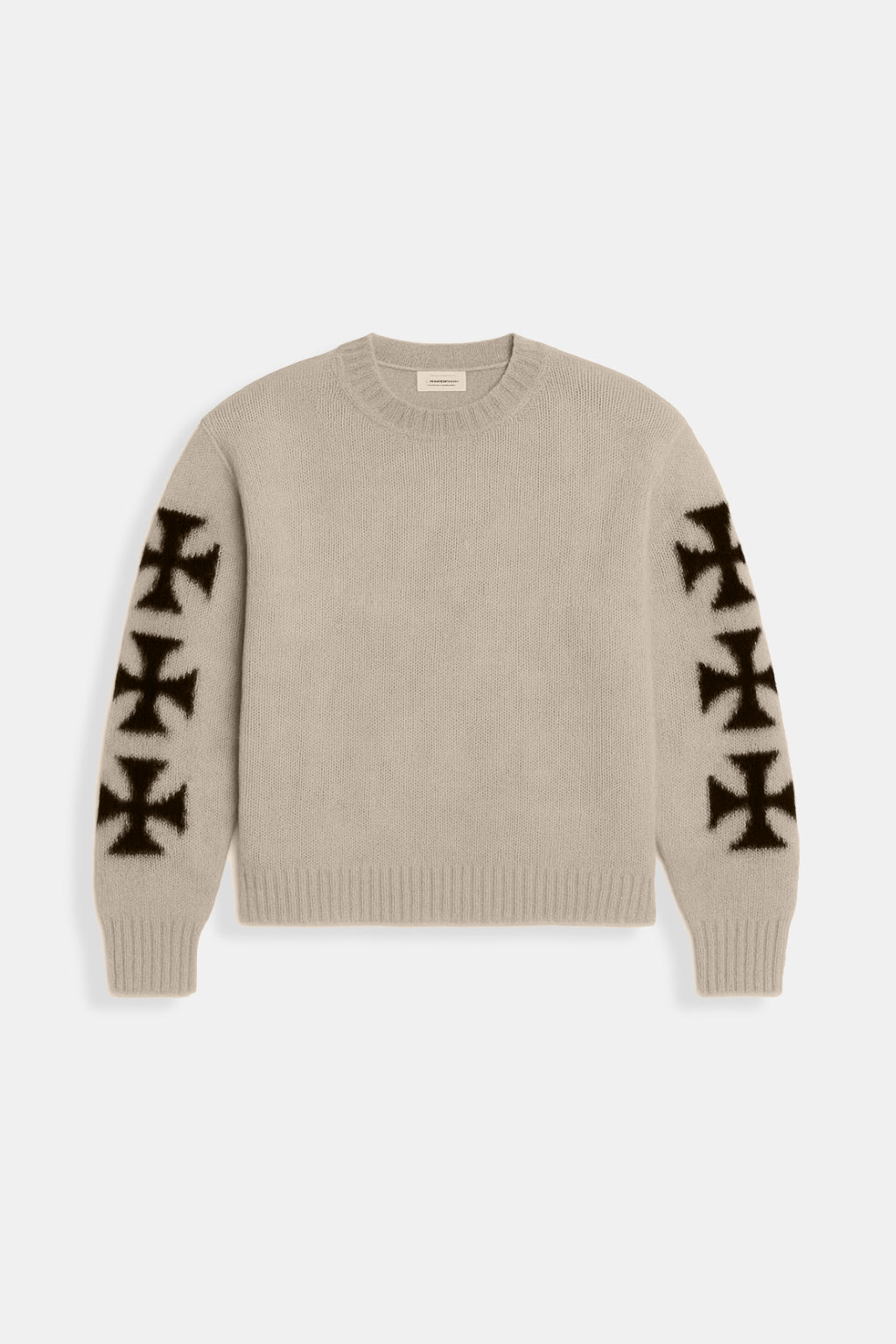 Knit beige-y2k streetwear
