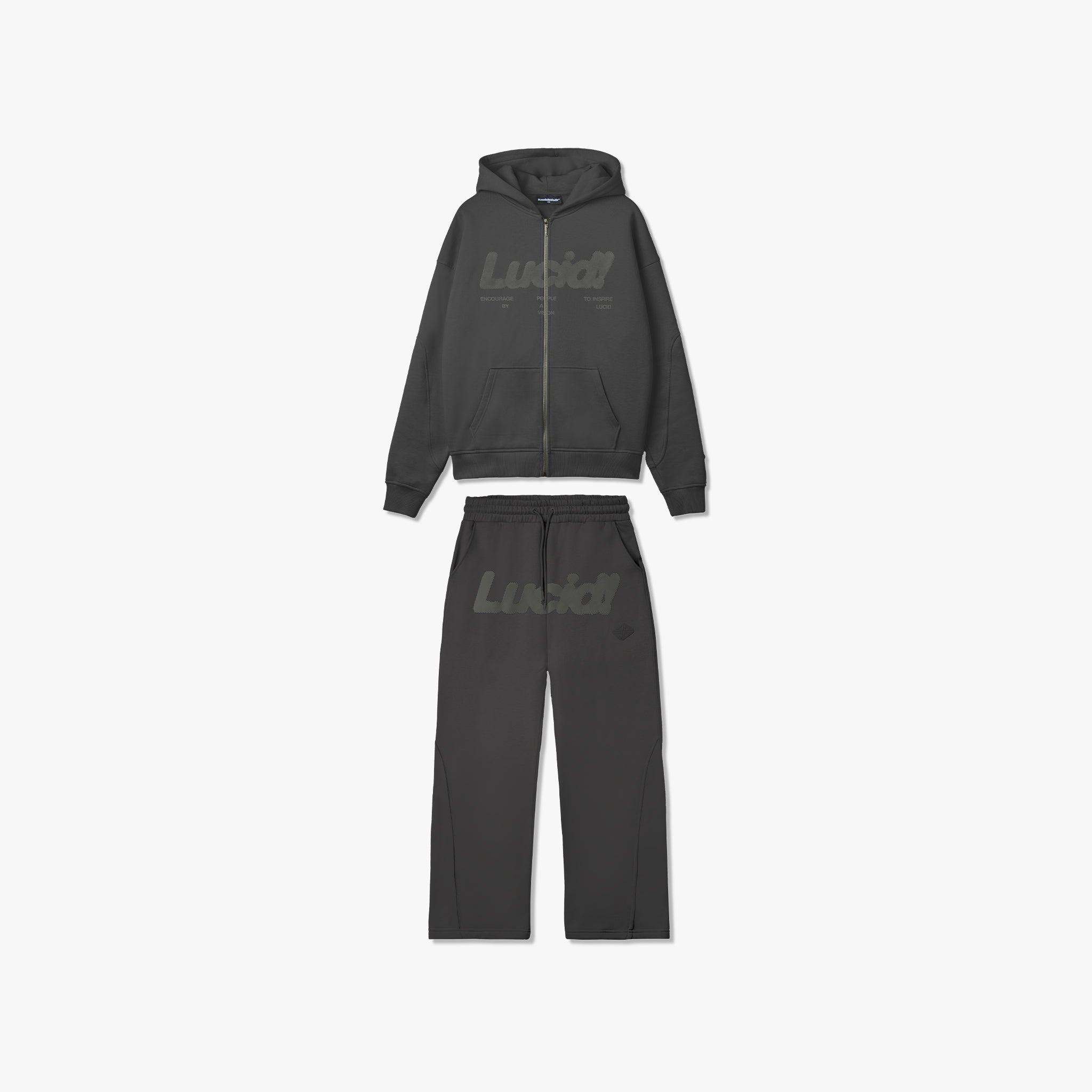 Lucid! Tracksuit-Bundle "Midnight Grey"