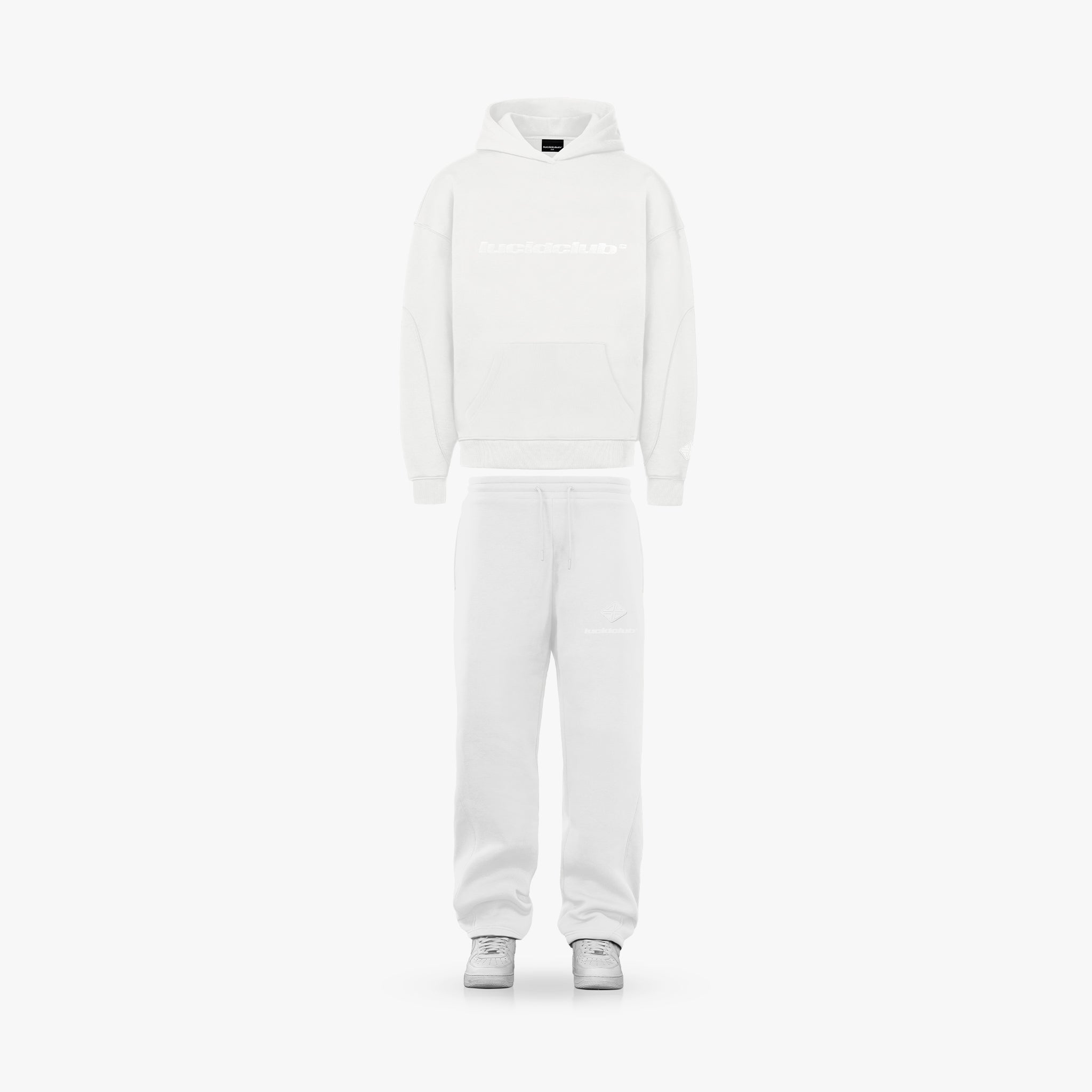 Logo Tracksuit-Bundle "Cloud White"