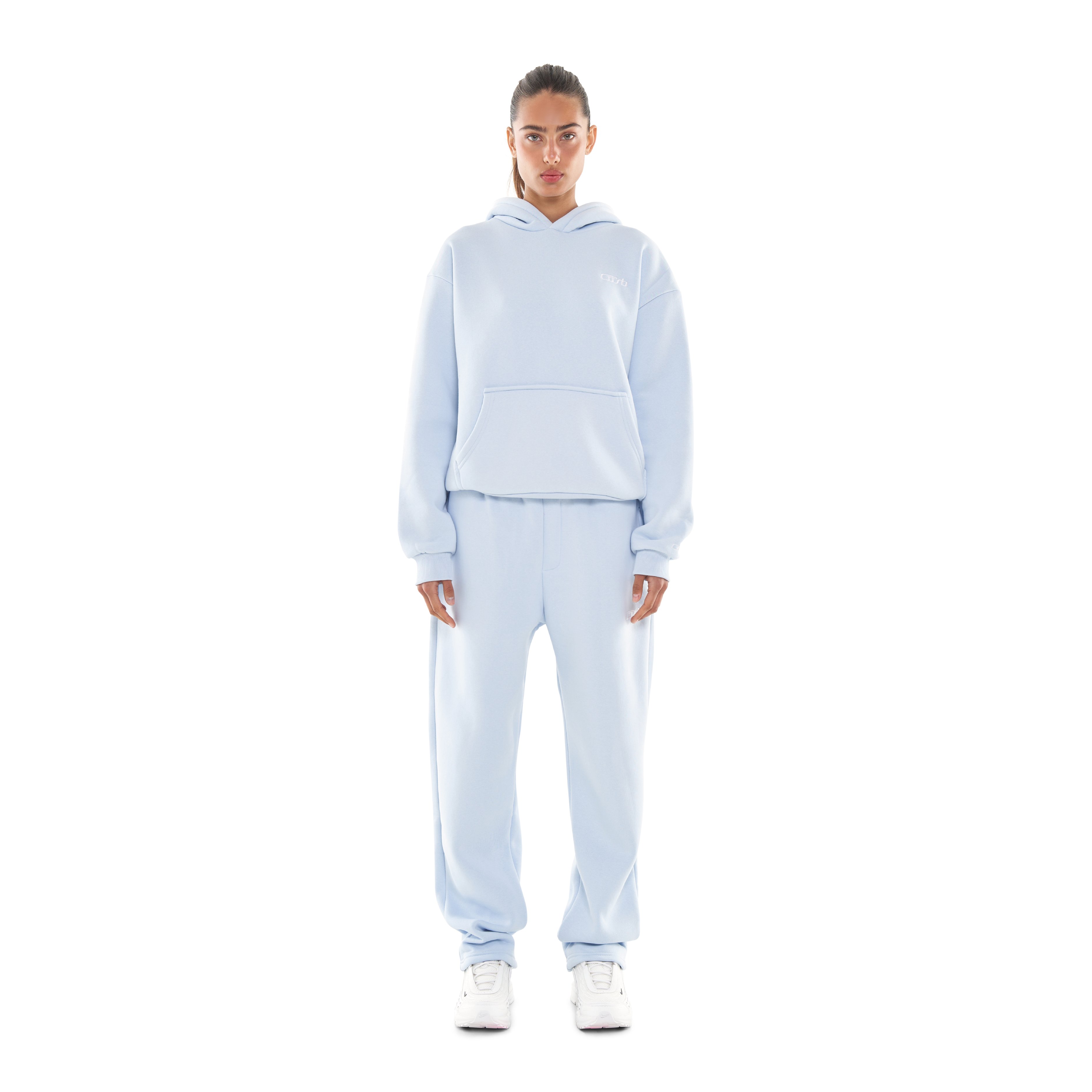OPEN LEG JOGGER ICE BLUE
