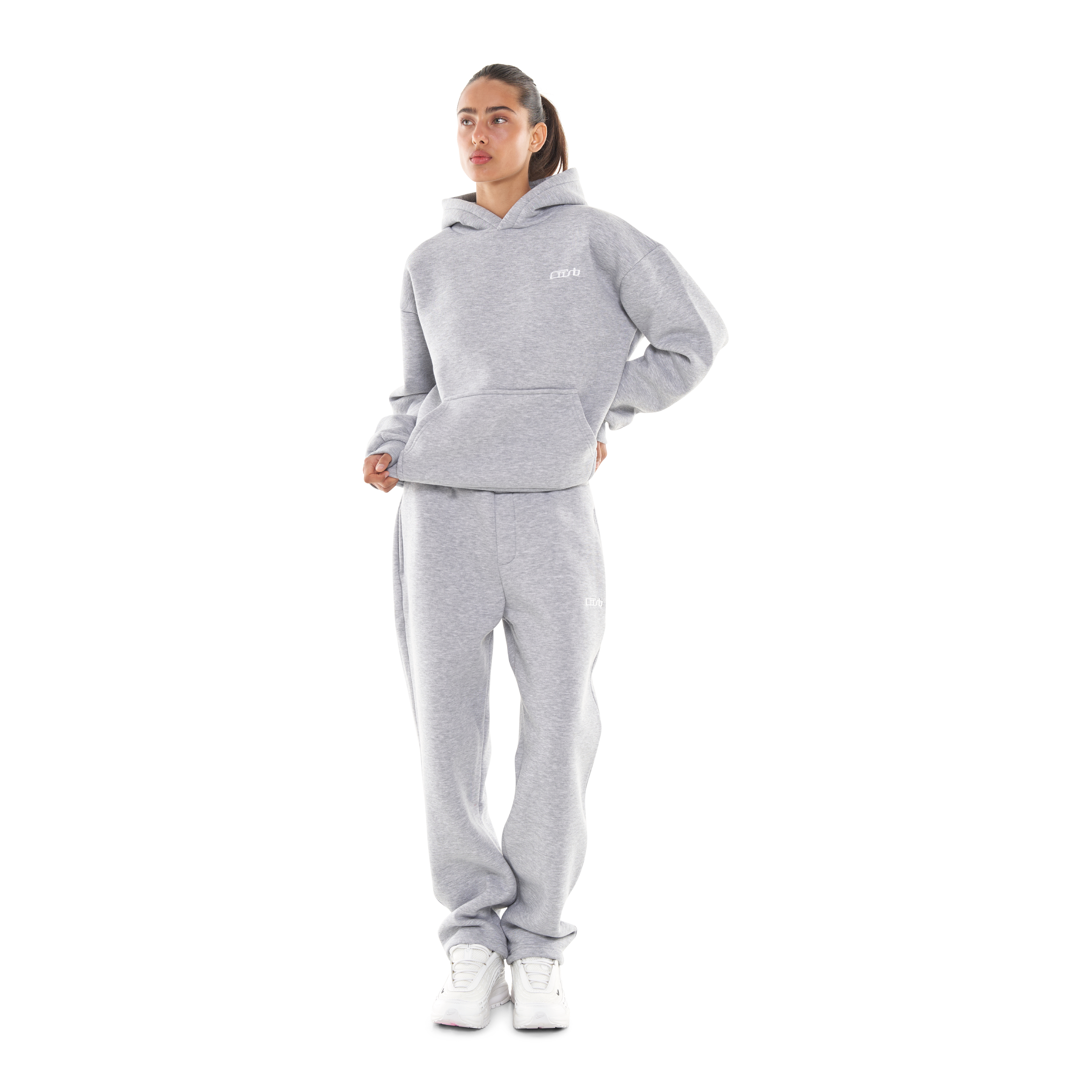 HOODIE GREY MELANGE