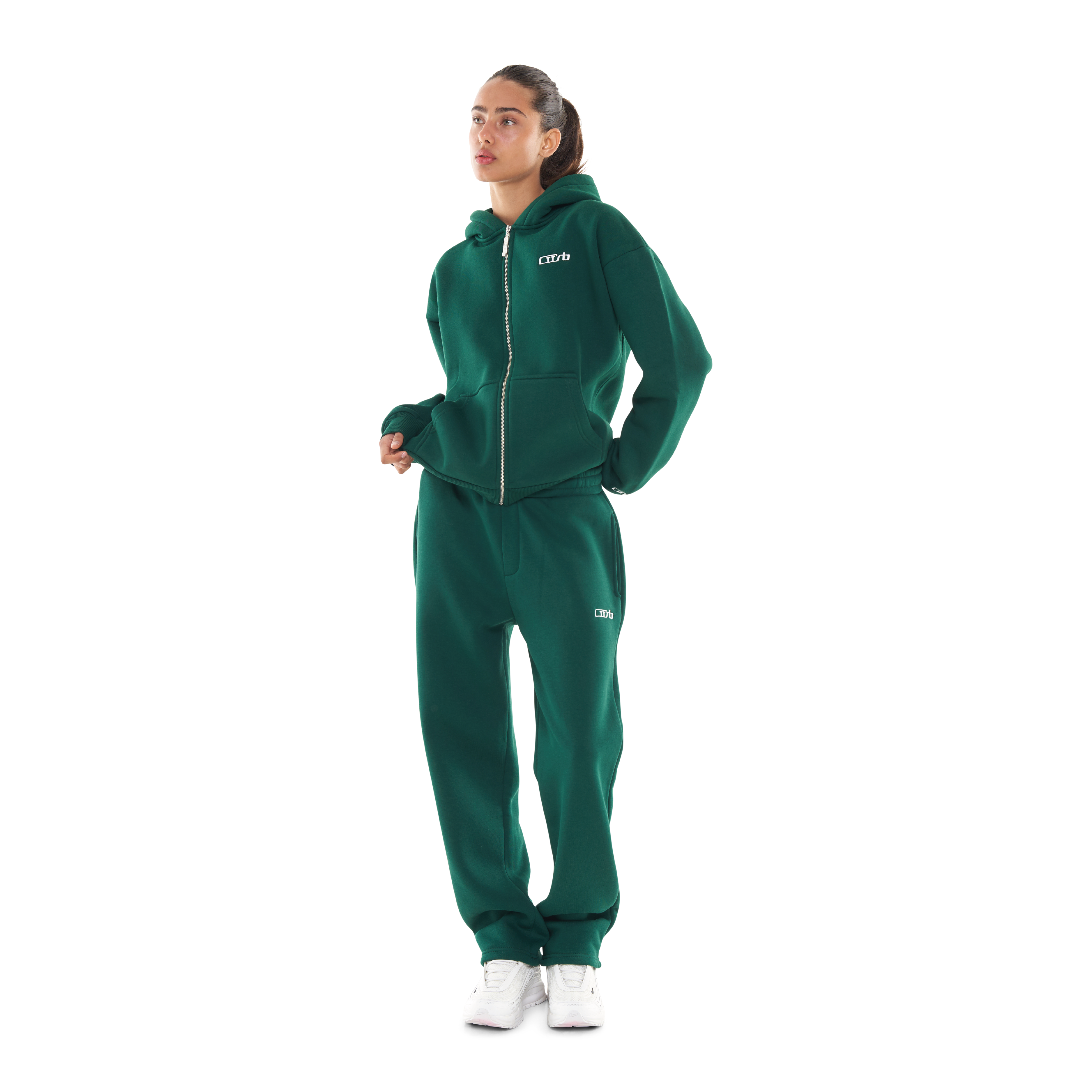 ZIP-UP DARK GREEN