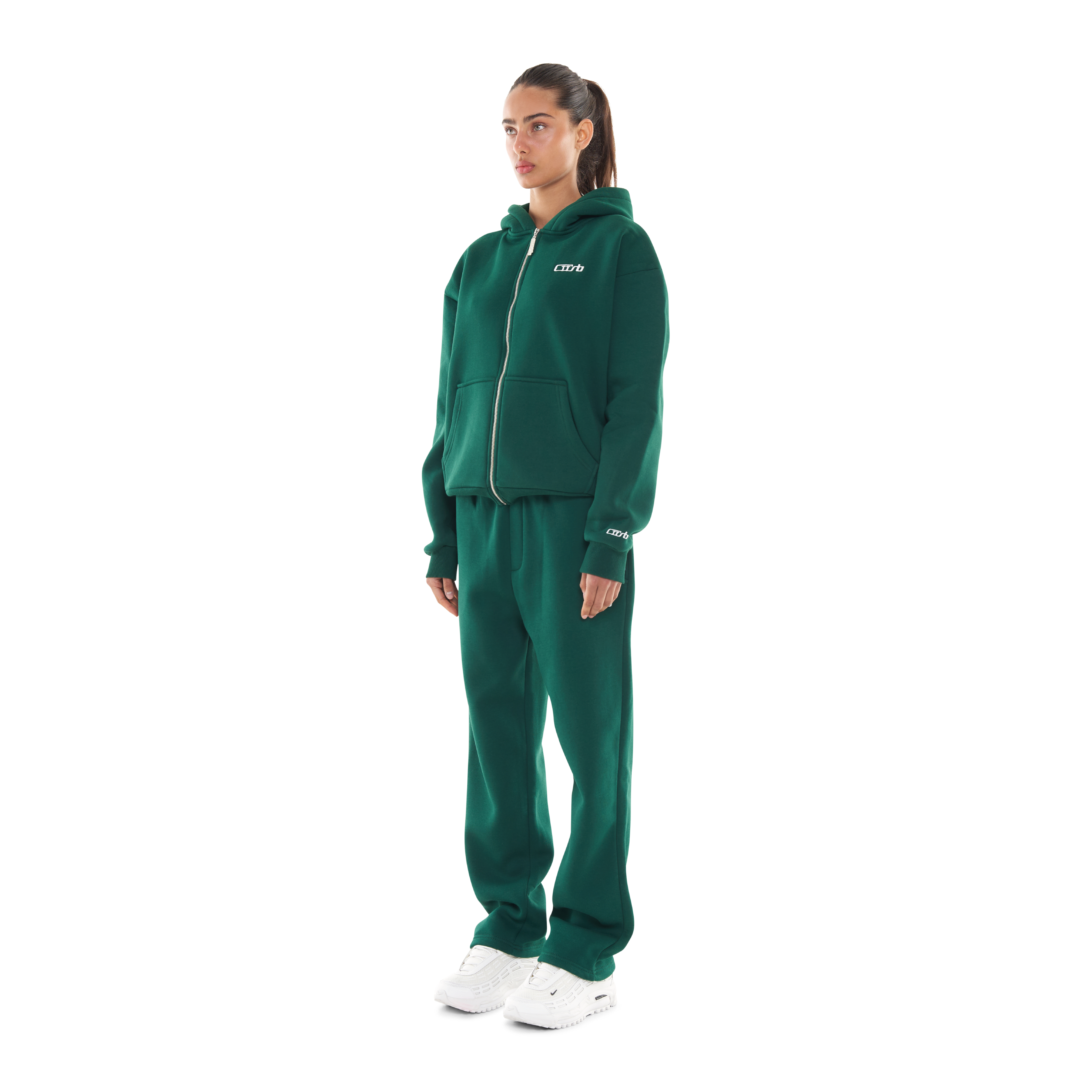 ZIP-UP DARK GREEN