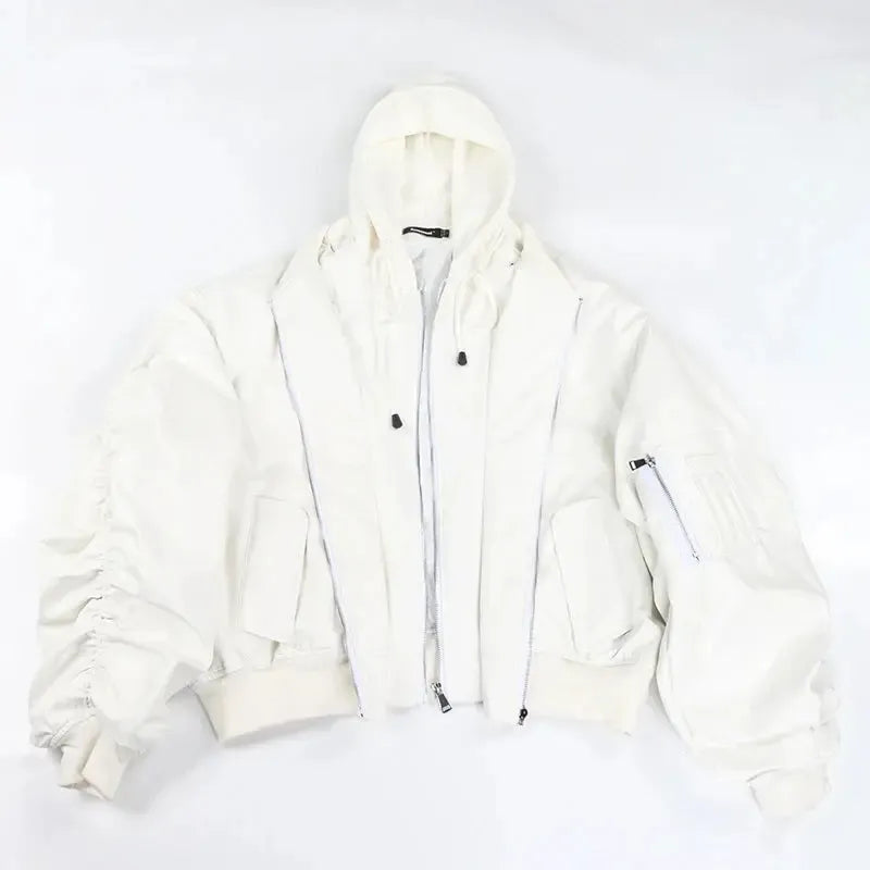 Opium leather jacket-y2k streetwear