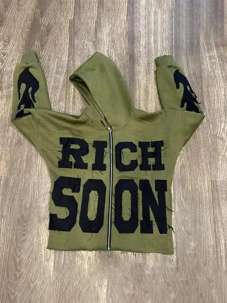 Rich Soon Hoodie-y2k streetwear