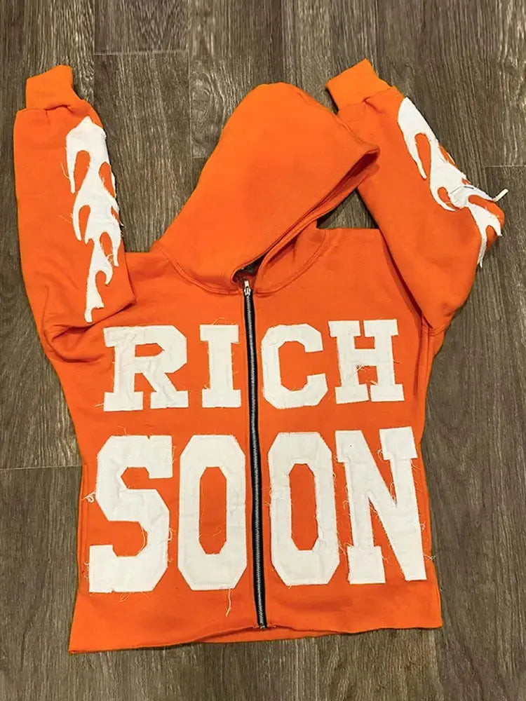 Rich Soon Hoodie-y2k streetwear