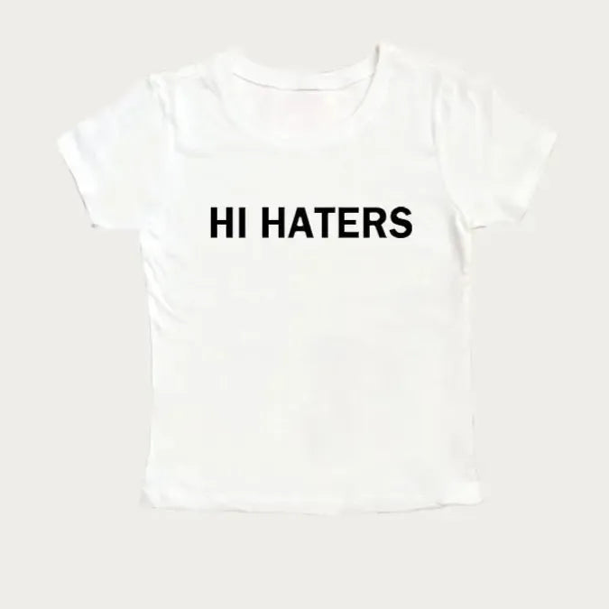T shirt hi hater-y2k streetwear