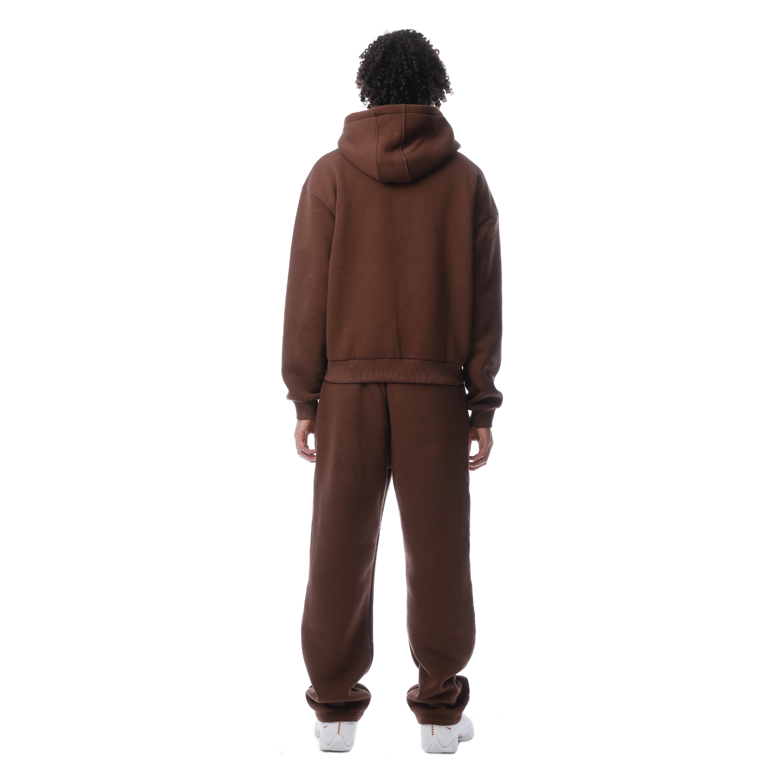 OPEN LEG JOGGER BROWN