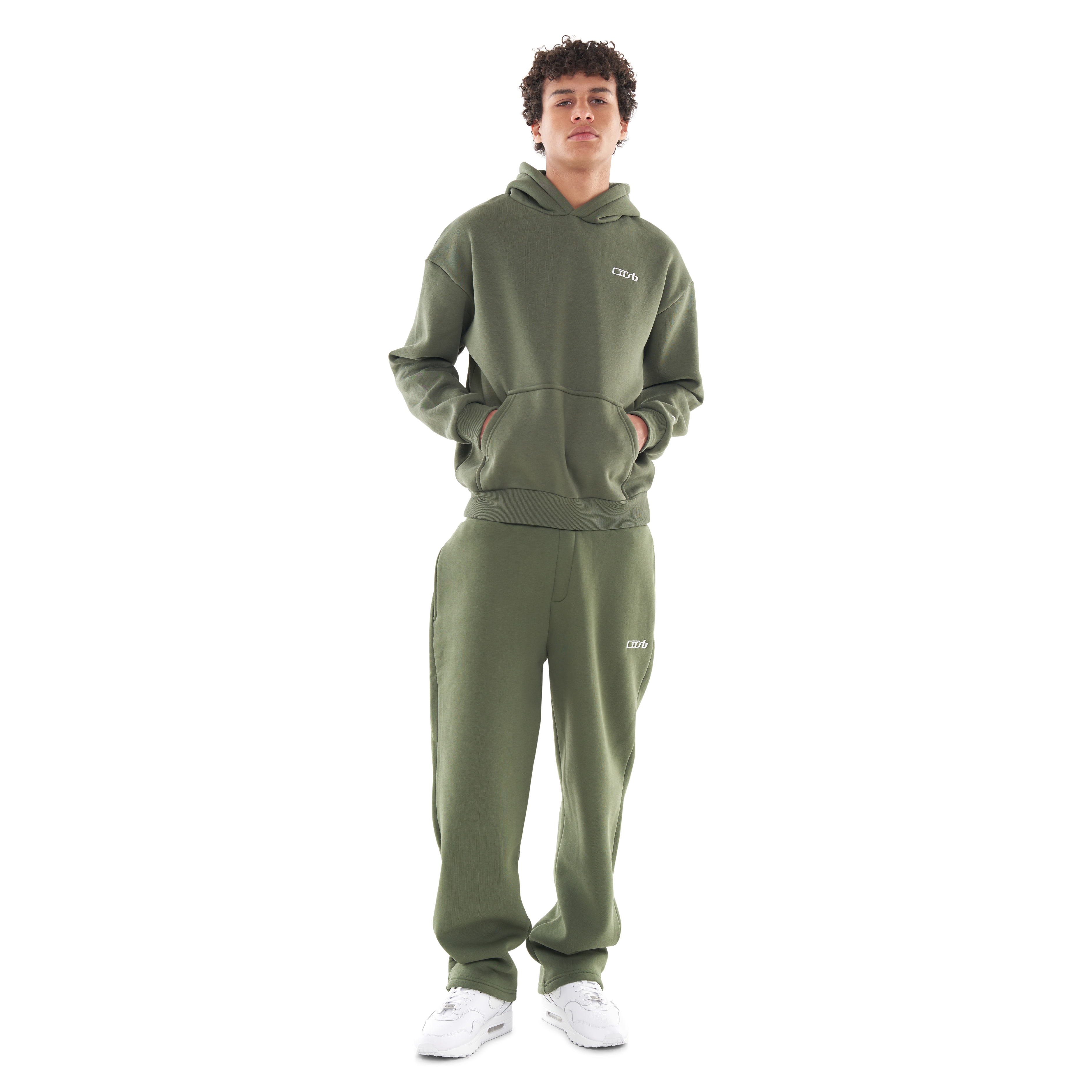 OPEN LEG JOGGER BRONZE GREEN