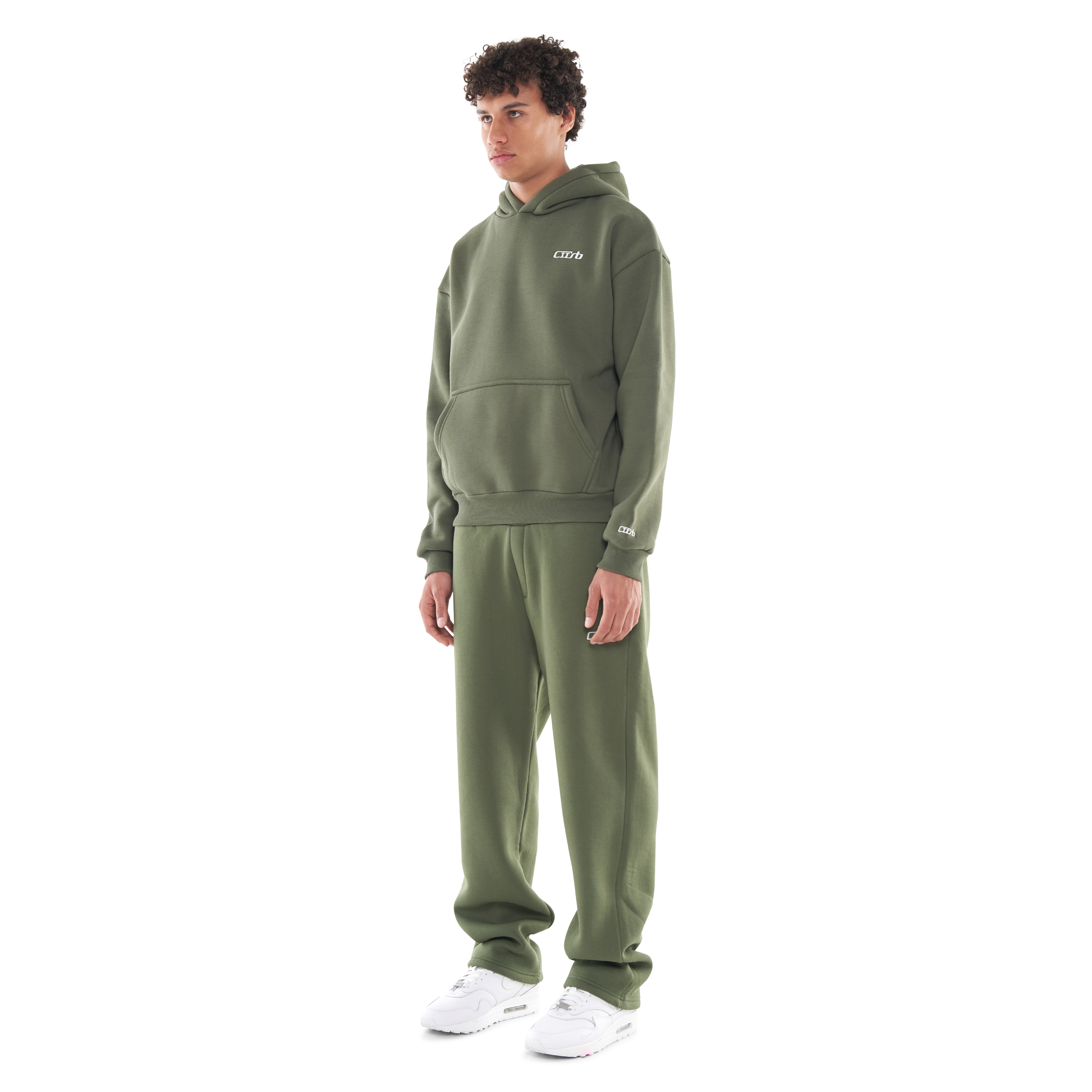 OPEN LEG JOGGER BRONZE GREEN