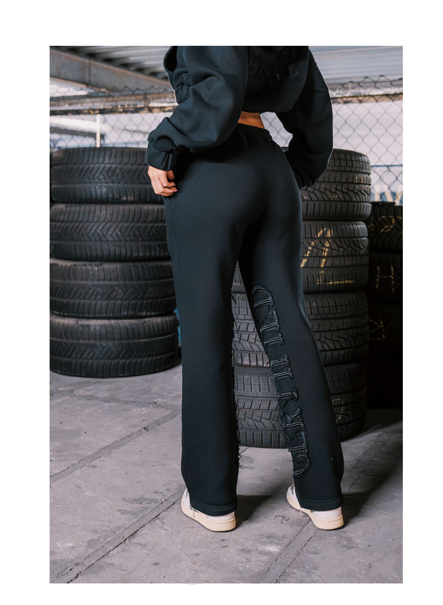 C/A PANTS BLACK WOMAN