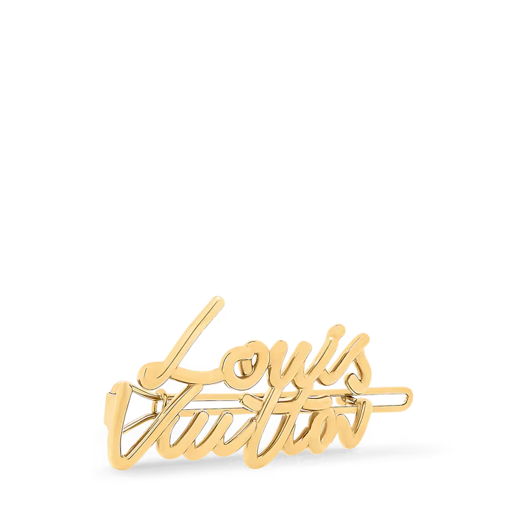 Barrette LV Script