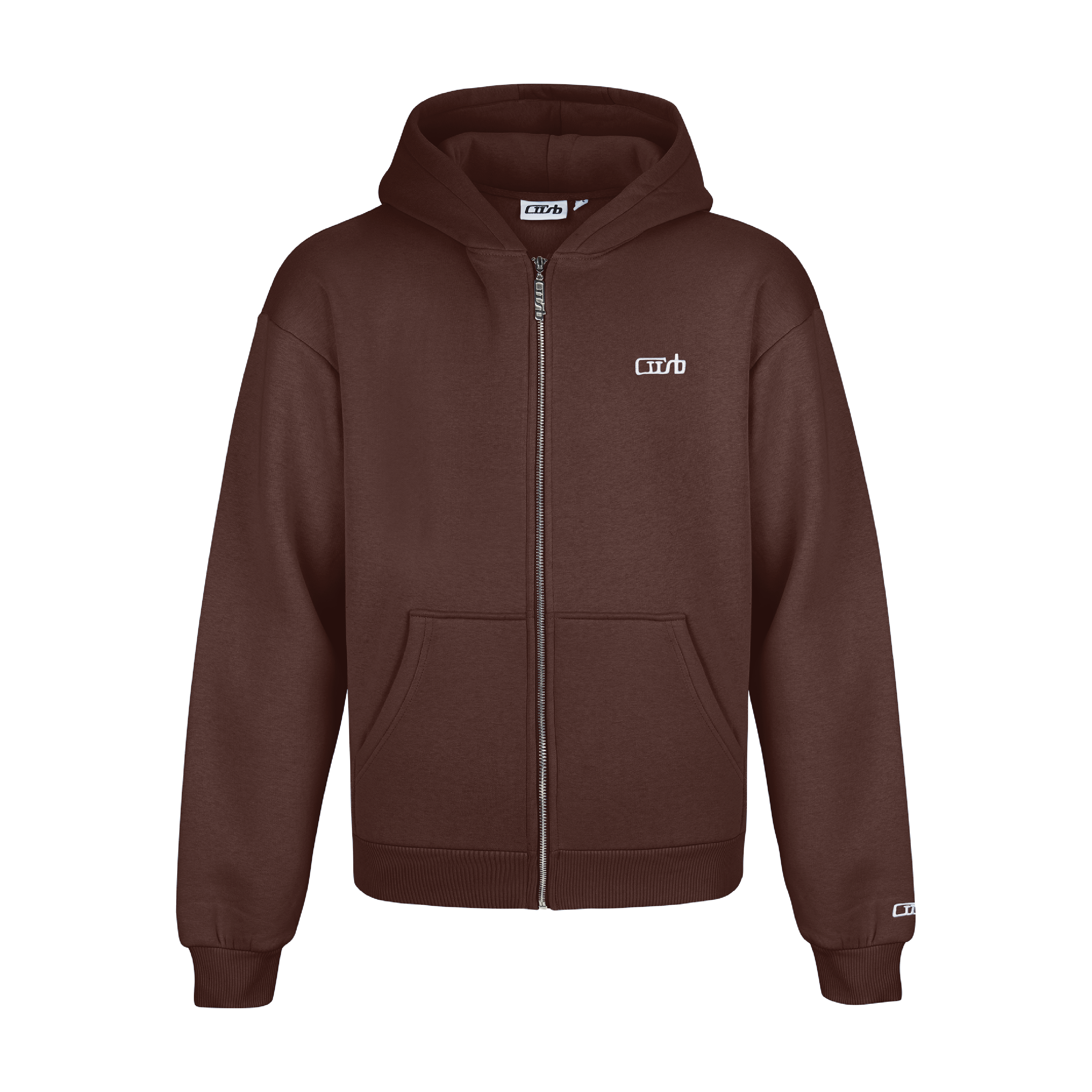 ZIP-UP BROWN