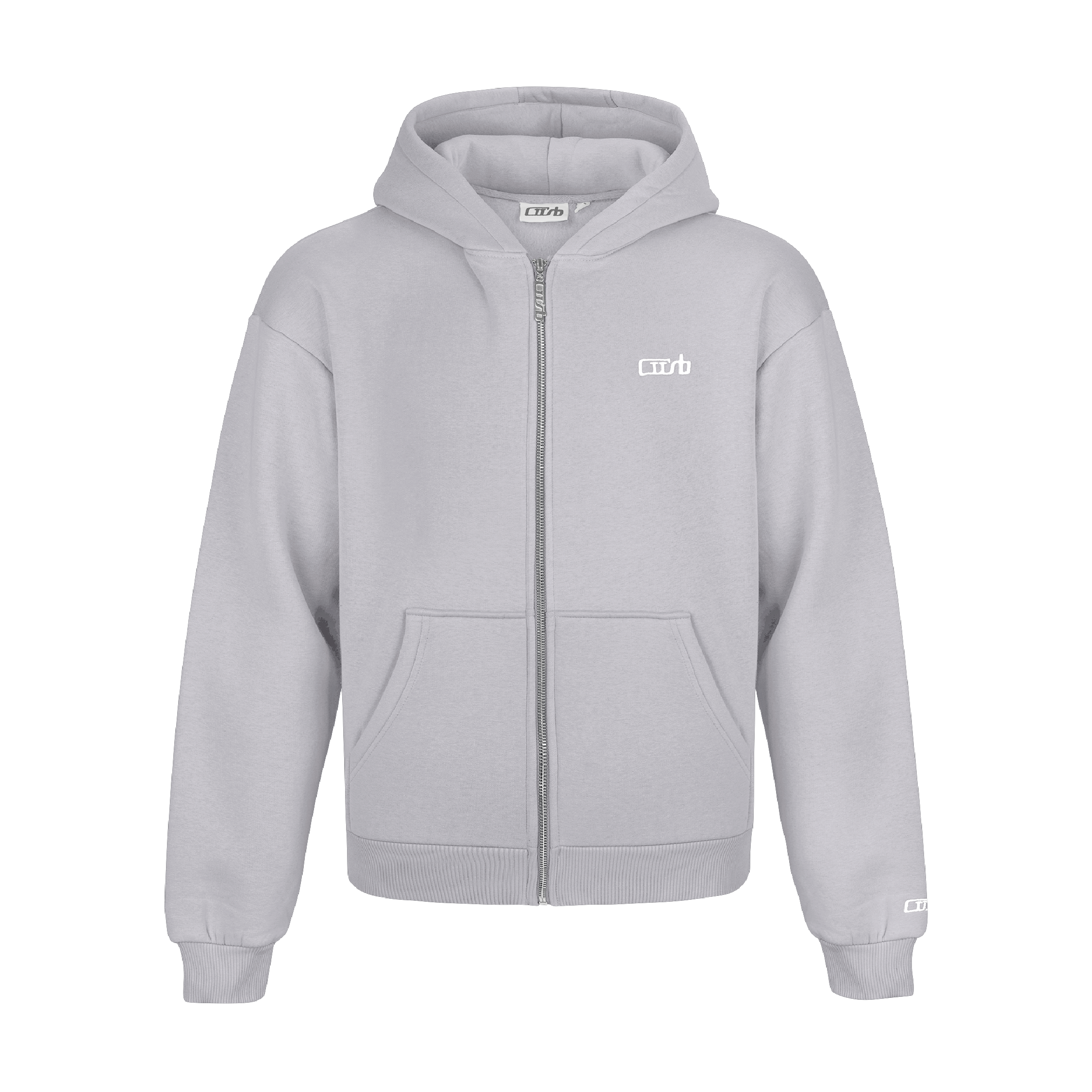 ZIP-UP SILVER GREY