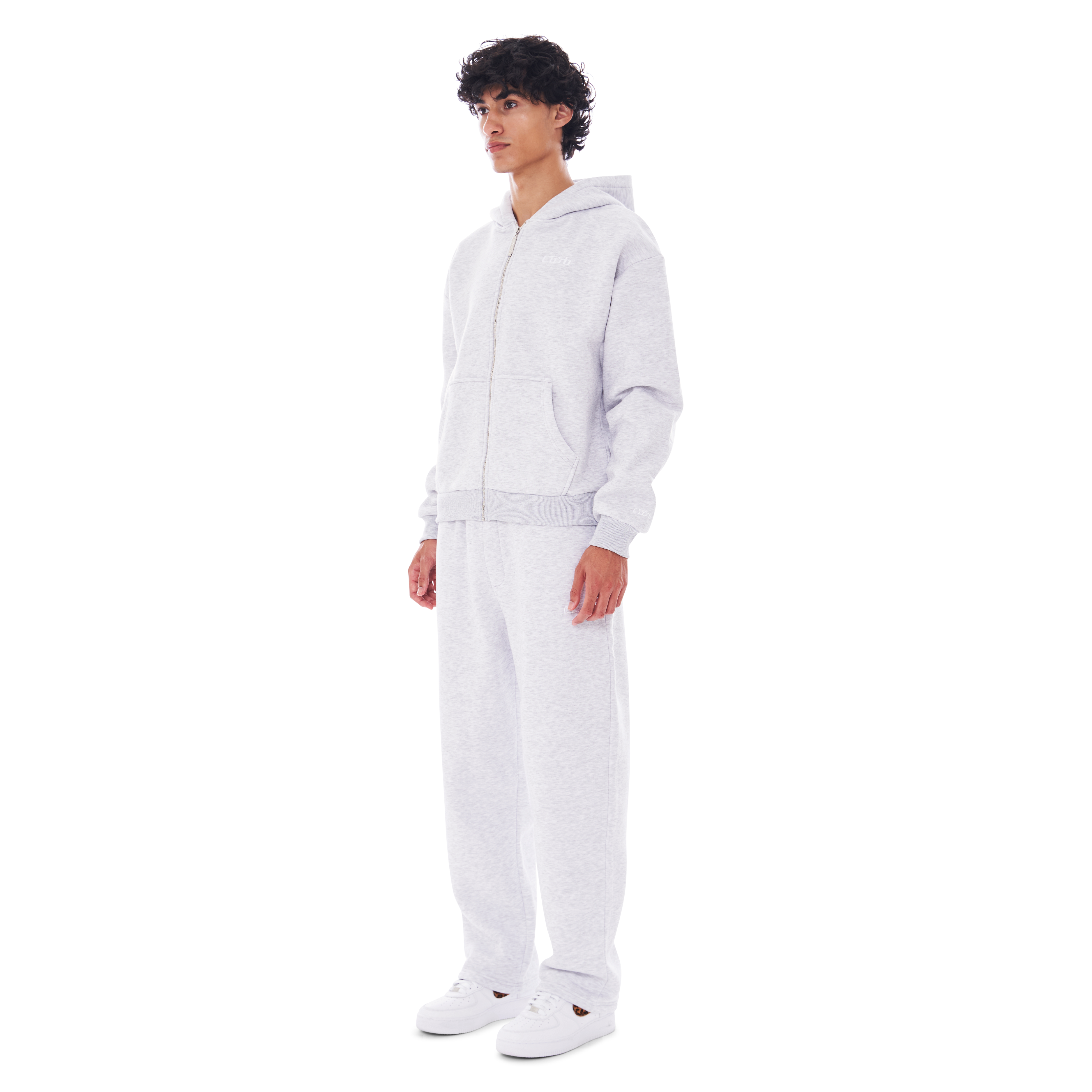 ZIP UP SNOW MELANGE