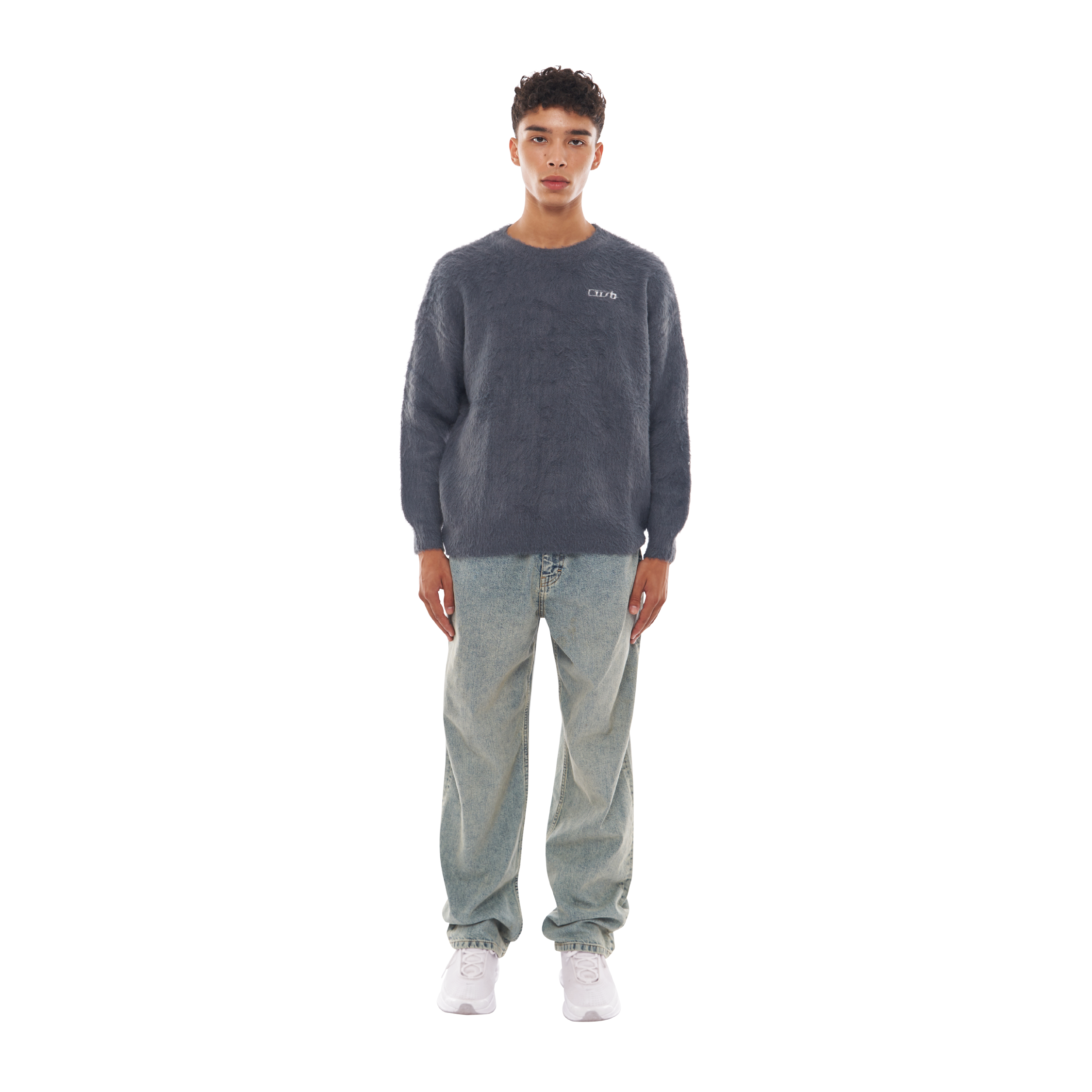 MOHAIR SWEATER GREY
