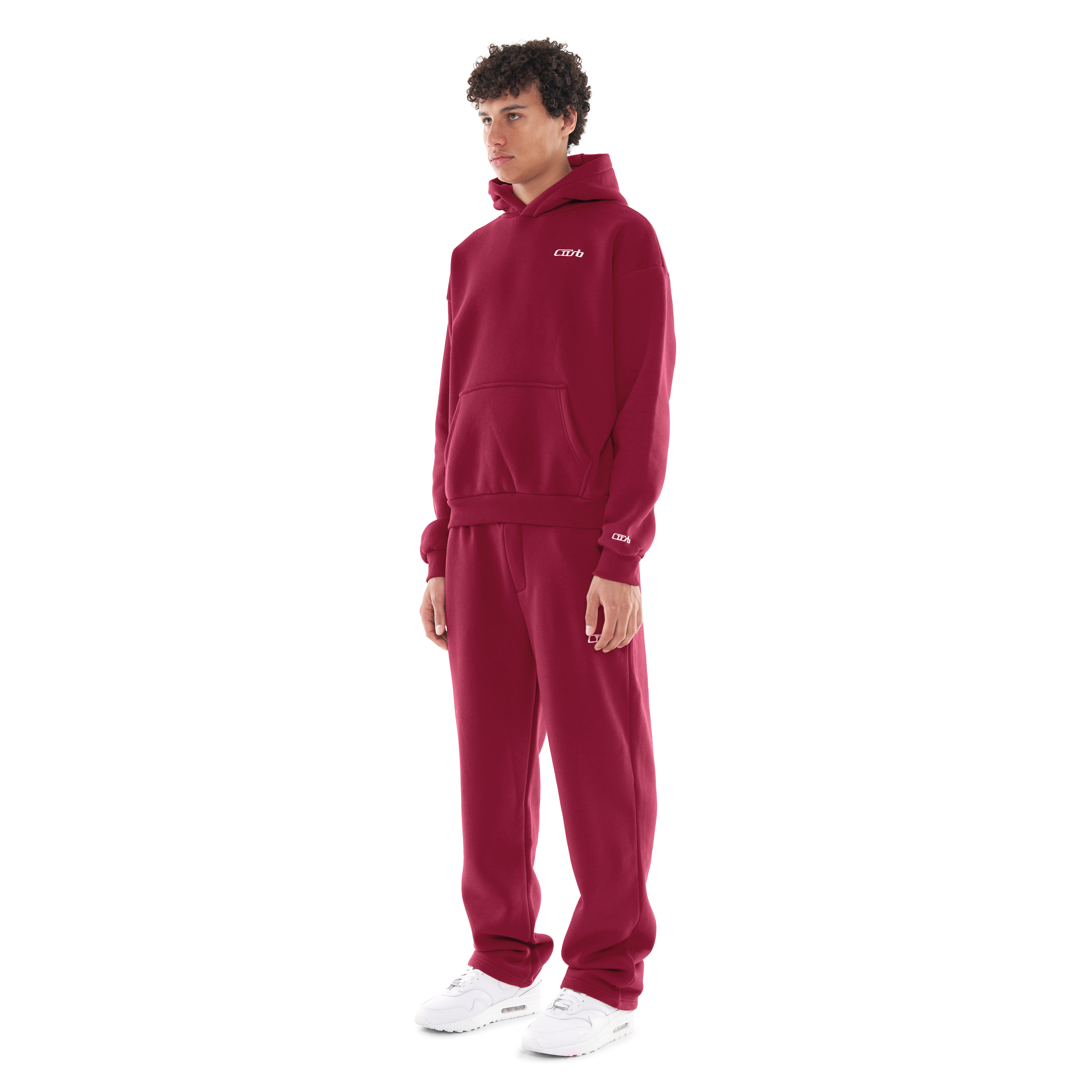 OPEN LEG JOGGER RICH RED